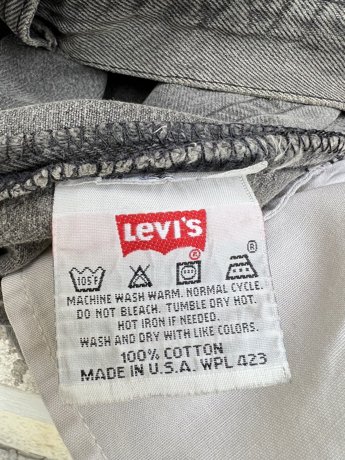 Levi's Vintage 1994 Levi’s 501 Faded Black Denim Jeans Size US 31 - 22 Thumbnail
