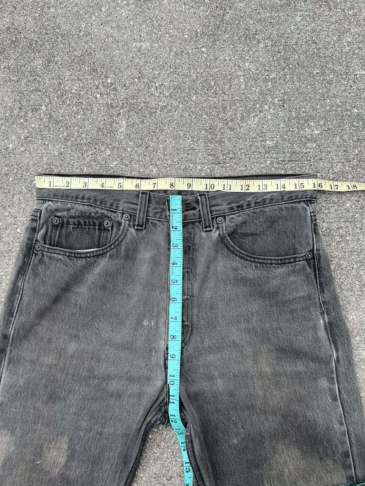 Levi's Vintage 1994 Levi’s 501 Faded Black Denim Jeans Size US 31 - 2 Thumbnail
