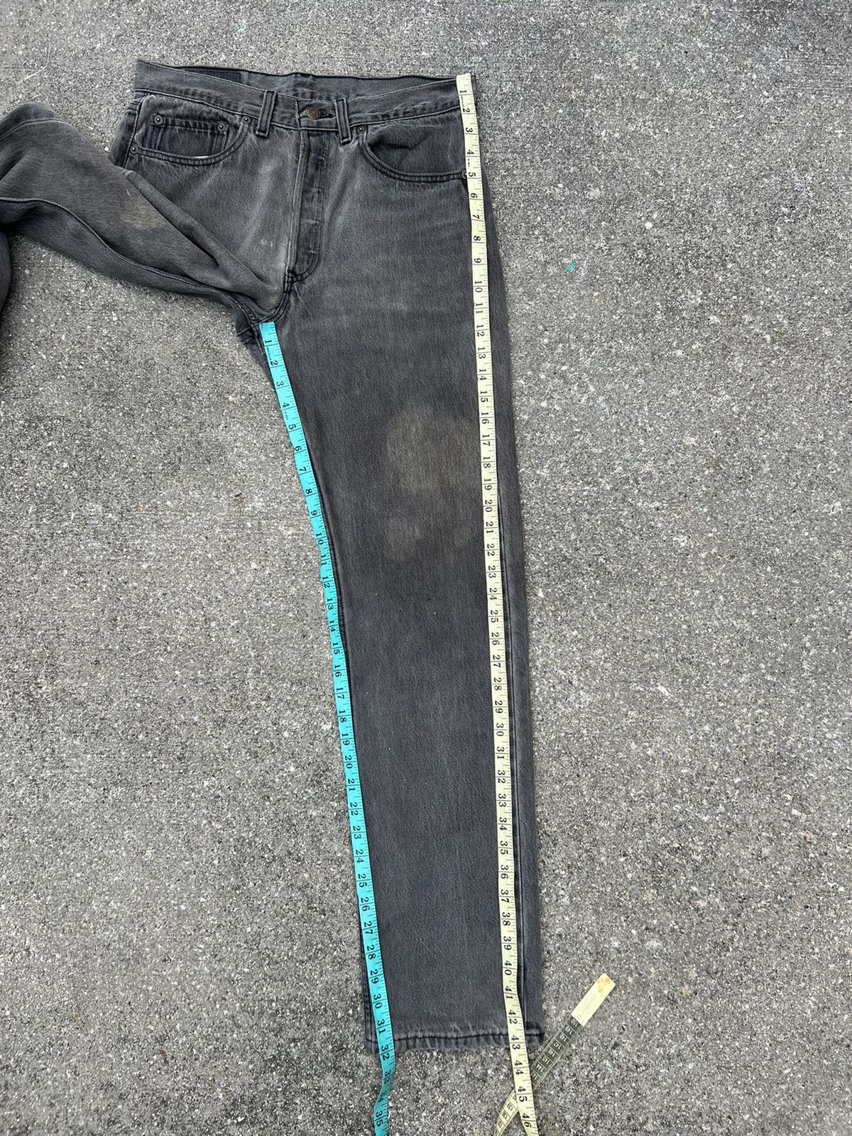 Levi's Vintage 1994 Levi’s 501 Faded Black Denim Jeans Size US 31 - 4 Thumbnail