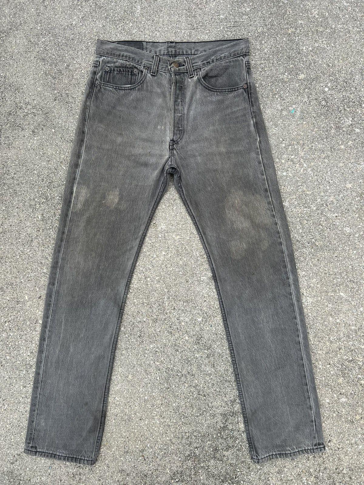 Levi's Vintage 1994 Levi’s 501 Faded Black Denim Jeans Size US 31 - 1 Thumbnail