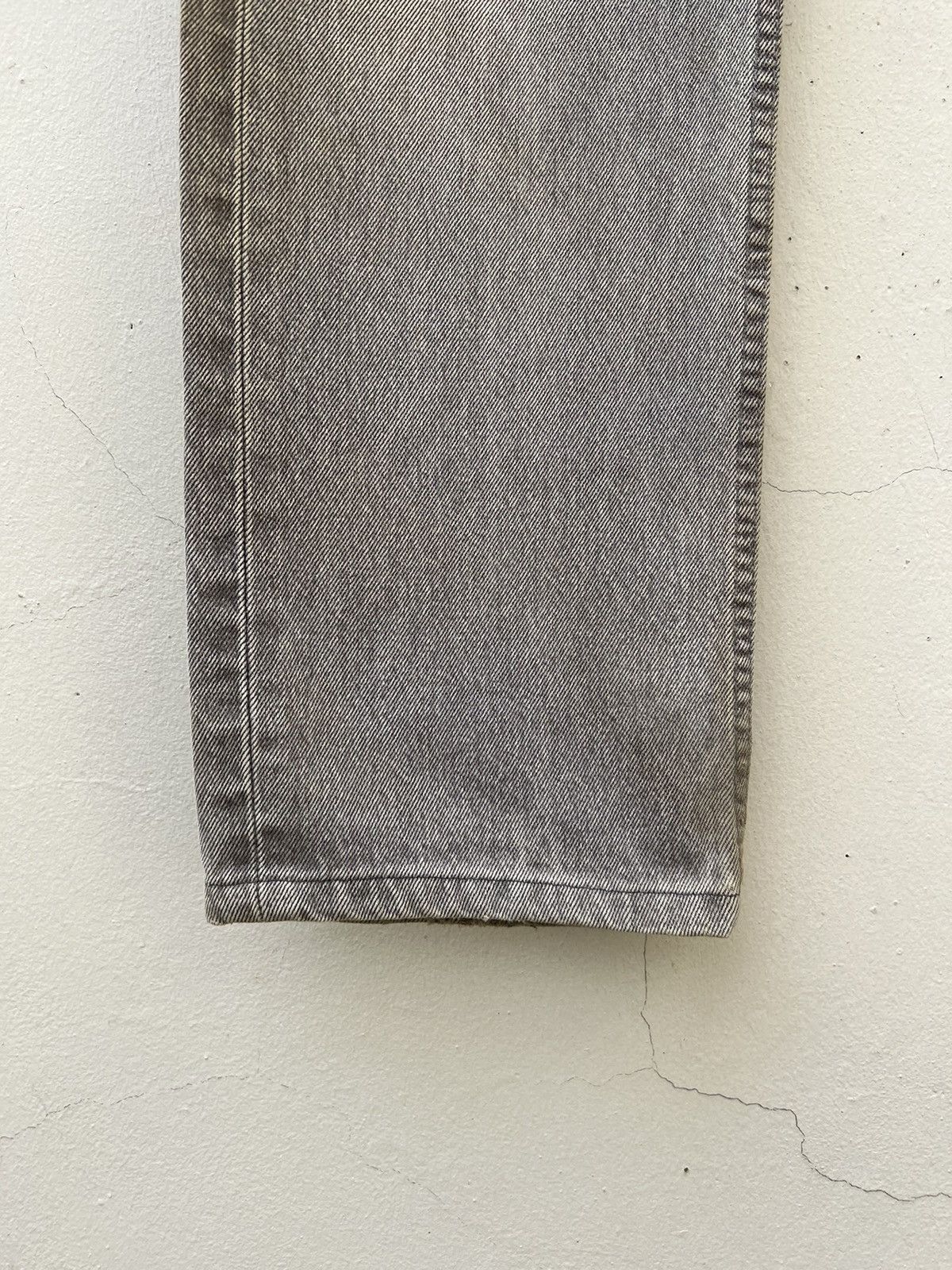 Levi's Trashed VTG 80s Levi’s 501 Sun Fade Black Denim Mud Jeans Size US 33 - 10 Thumbnail