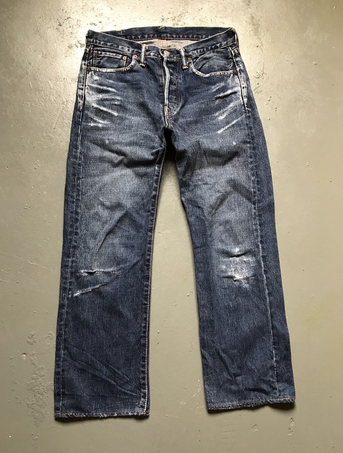 45rpm × Avant Garde × Distressed Denim Vintage 45rpm Distressed denim ...