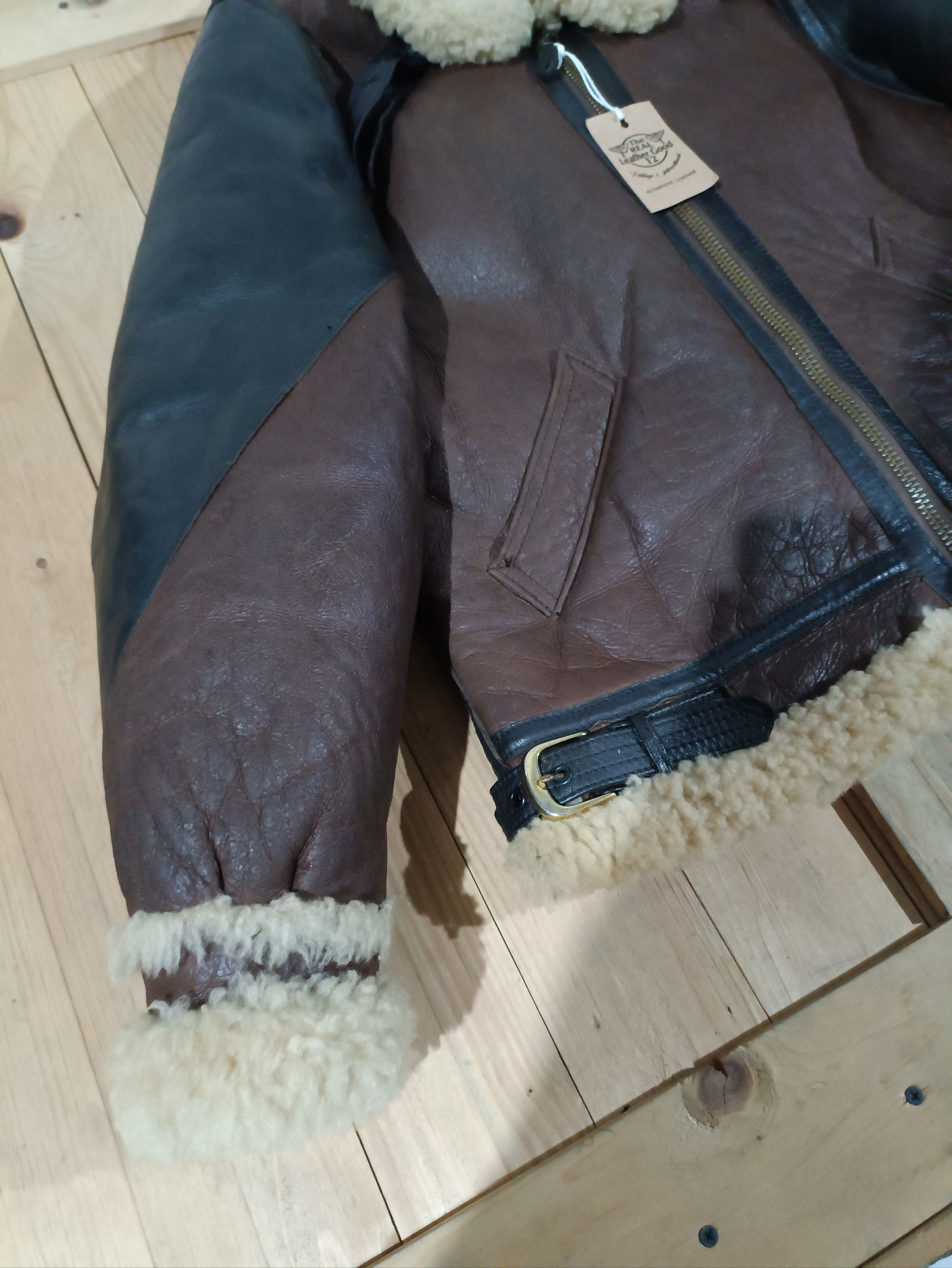 Golden Bear GOLDEN BEAR LEATHER DUOTONE TYPE B3 SHEEPSKIN FLIGHT JACKET Size US M / EU 48-50 / 2 - 6 Thumbnail