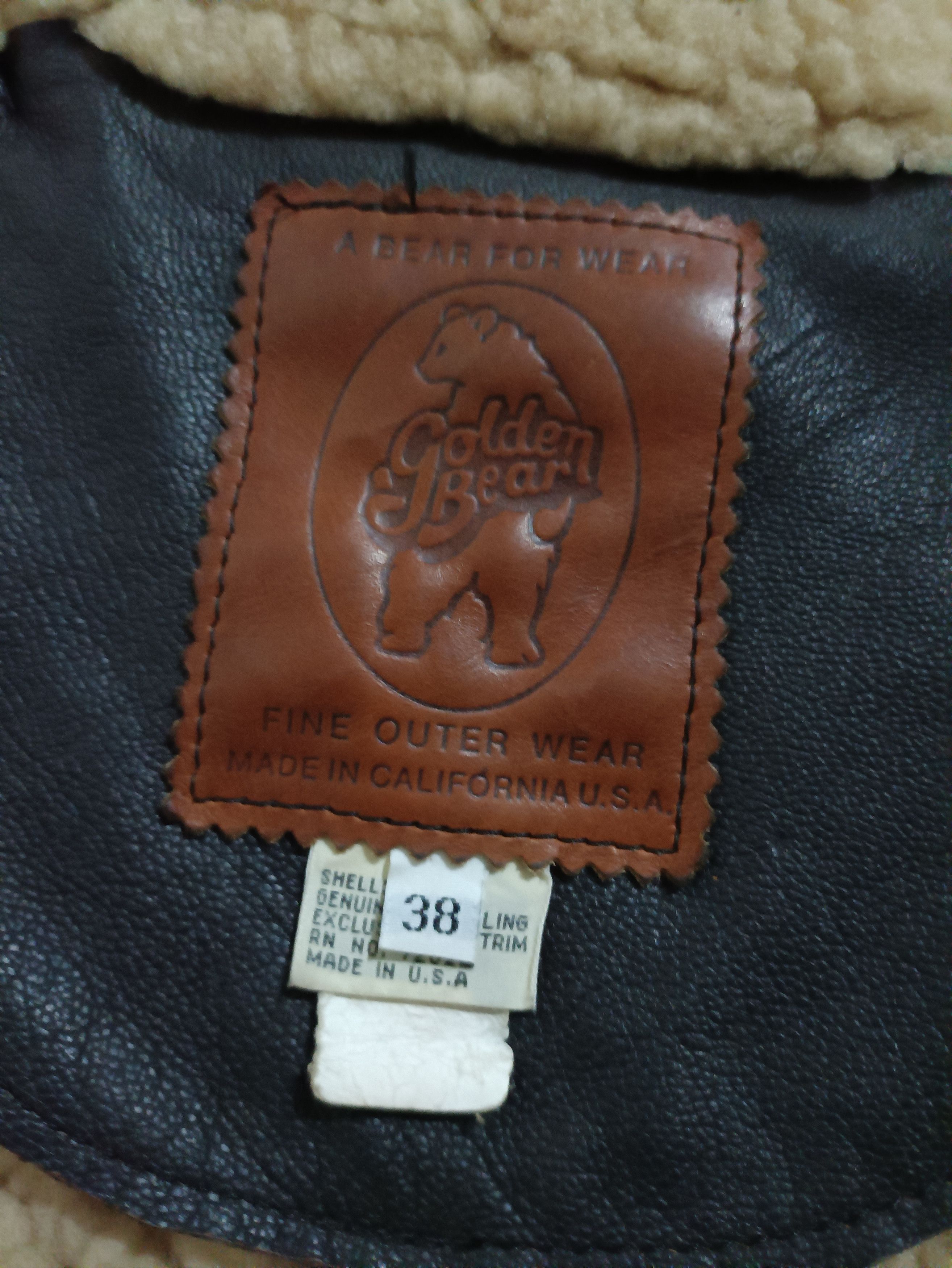 Golden Bear GOLDEN BEAR LEATHER DUOTONE TYPE B3 SHEEPSKIN FLIGHT JACKET Size US M / EU 48-50 / 2 - 2 Thumbnail