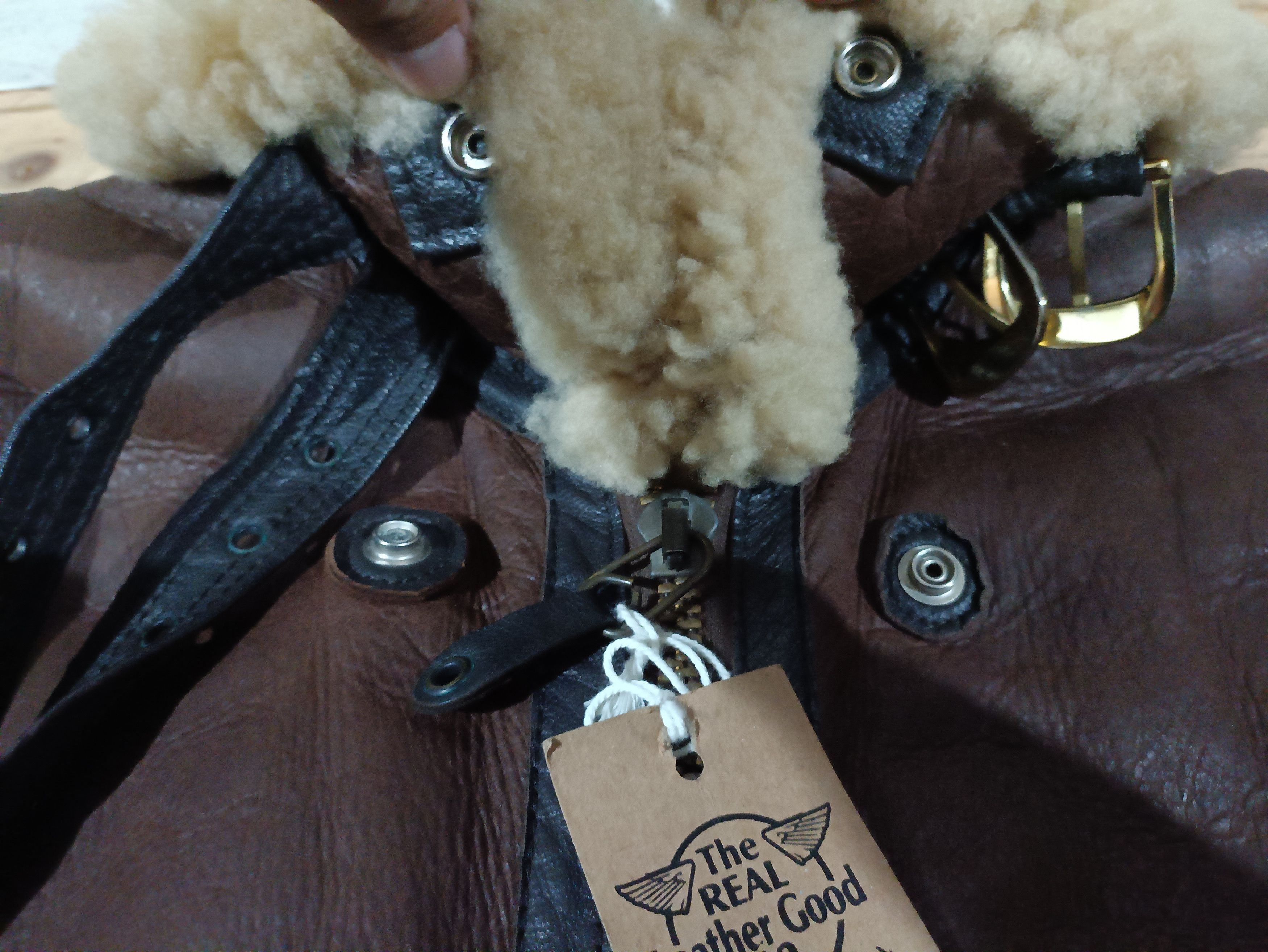 Golden Bear GOLDEN BEAR LEATHER DUOTONE TYPE B3 SHEEPSKIN FLIGHT JACKET Size US M / EU 48-50 / 2 - 3 Thumbnail