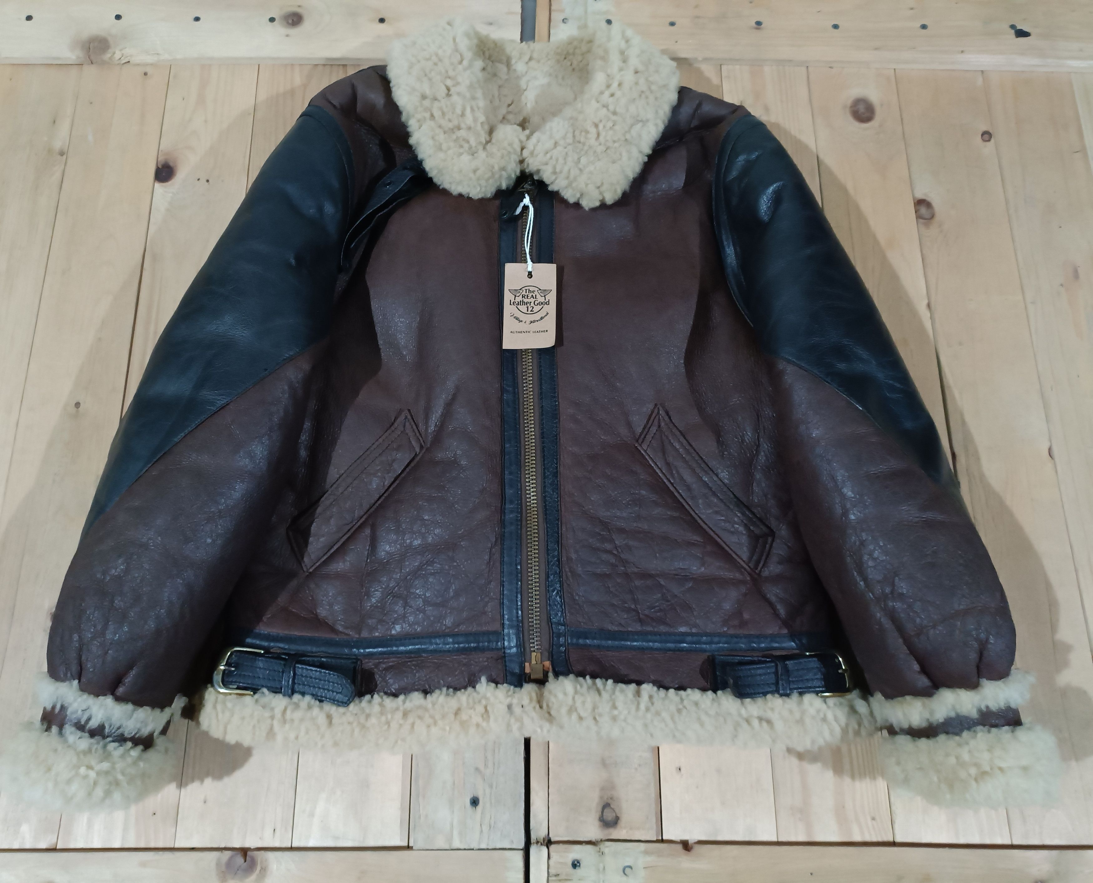 Golden Bear GOLDEN BEAR LEATHER DUOTONE TYPE B3 SHEEPSKIN FLIGHT JACKET Size US M / EU 48-50 / 2 - 1 Thumbnail
