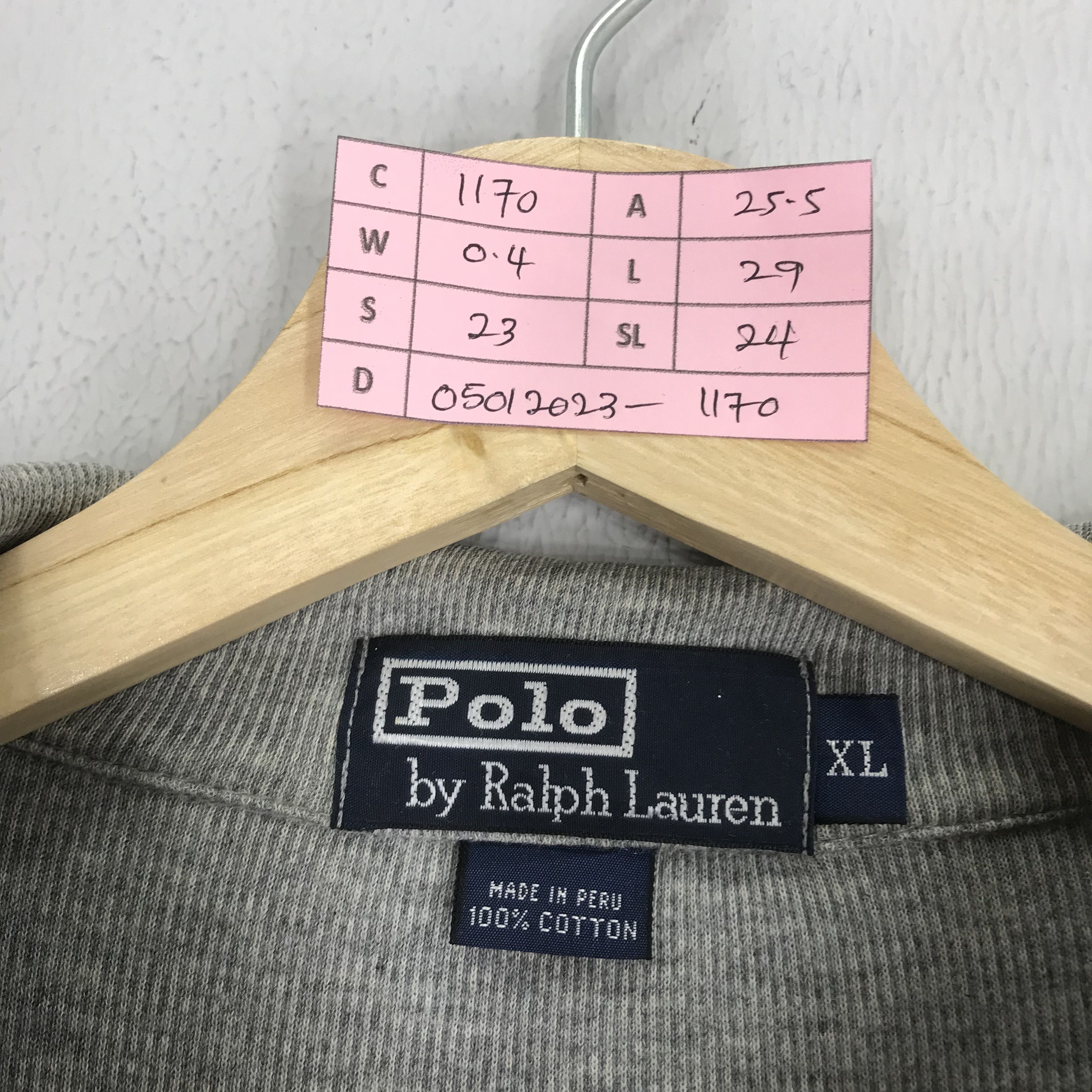 Polo Ralph Lauren Vintage Polo Ralph Lauren Small Pony Gray Sweater Polo Sport Size US XL / EU 56 / 4 - 7 Thumbnail