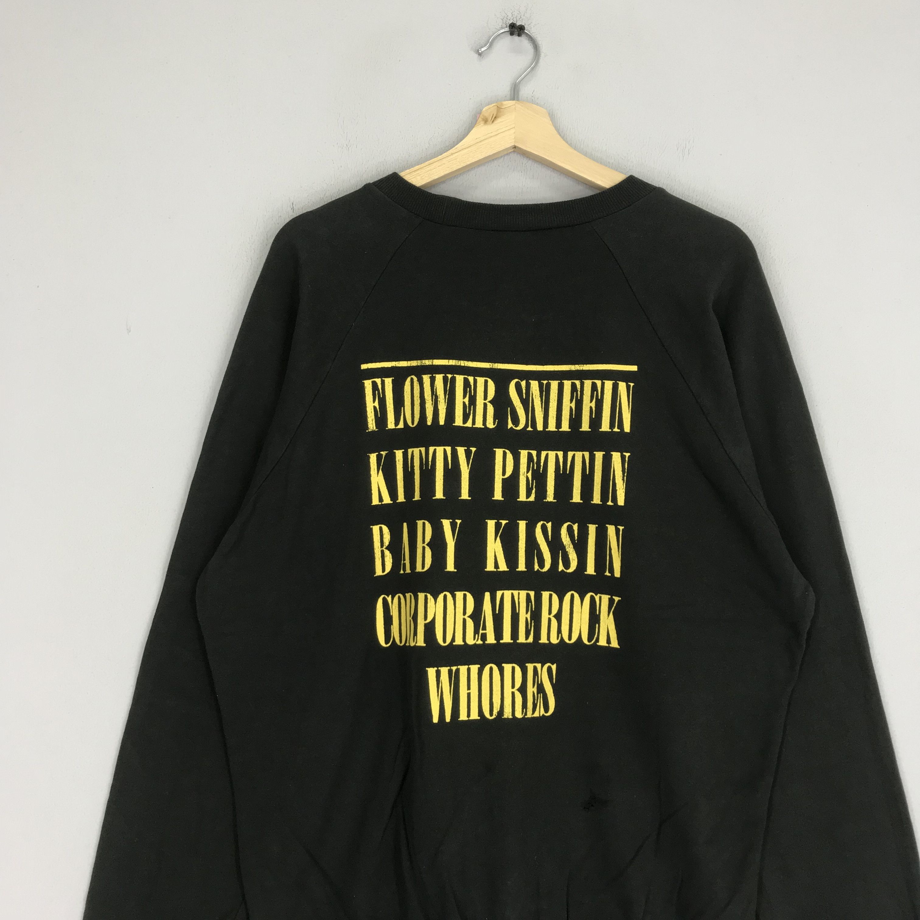 Band Tees Nirvana Band Grunge Sweater Backprinted Kurt Cobain Size US M / EU 48-50 / 2 - 4 Thumbnail