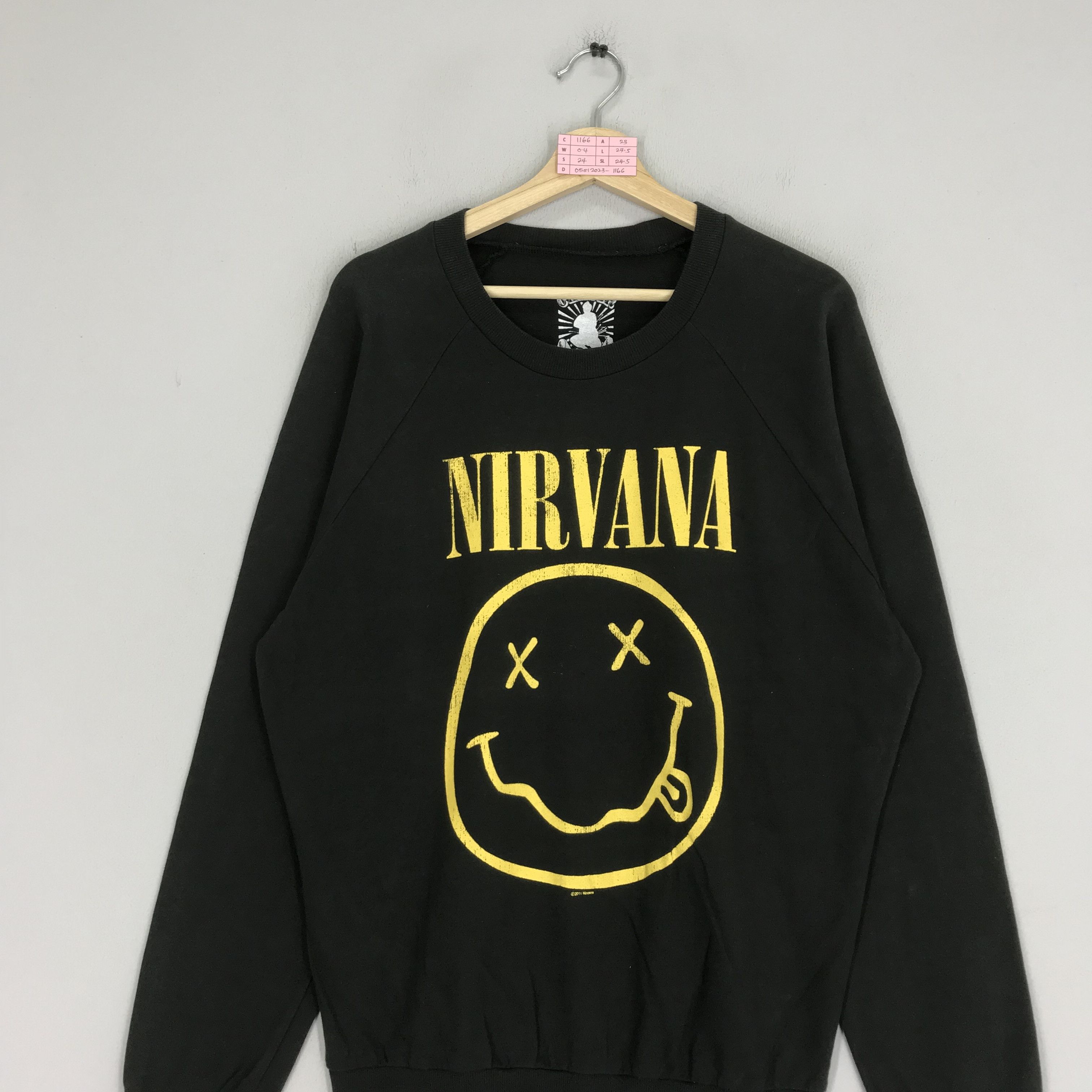 Band Tees Nirvana Band Grunge Sweater Backprinted Kurt Cobain Size US M / EU 48-50 / 2 - 3 Thumbnail