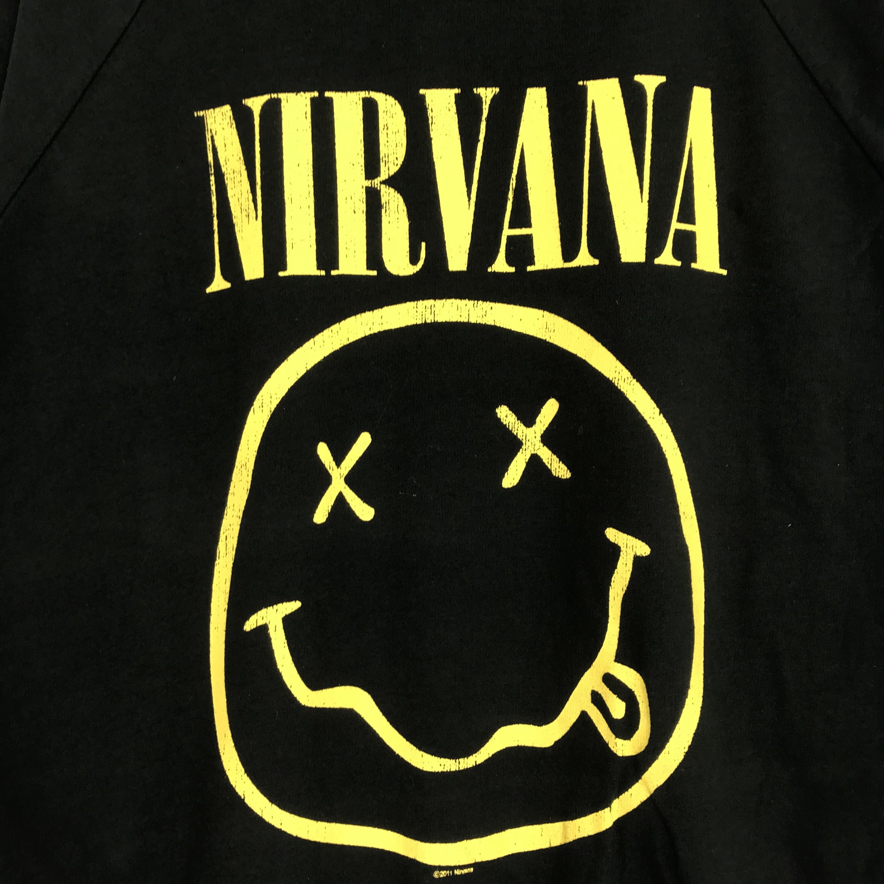 Band Tees Nirvana Band Grunge Sweater Backprinted Kurt Cobain Size US M / EU 48-50 / 2 - 5 Thumbnail