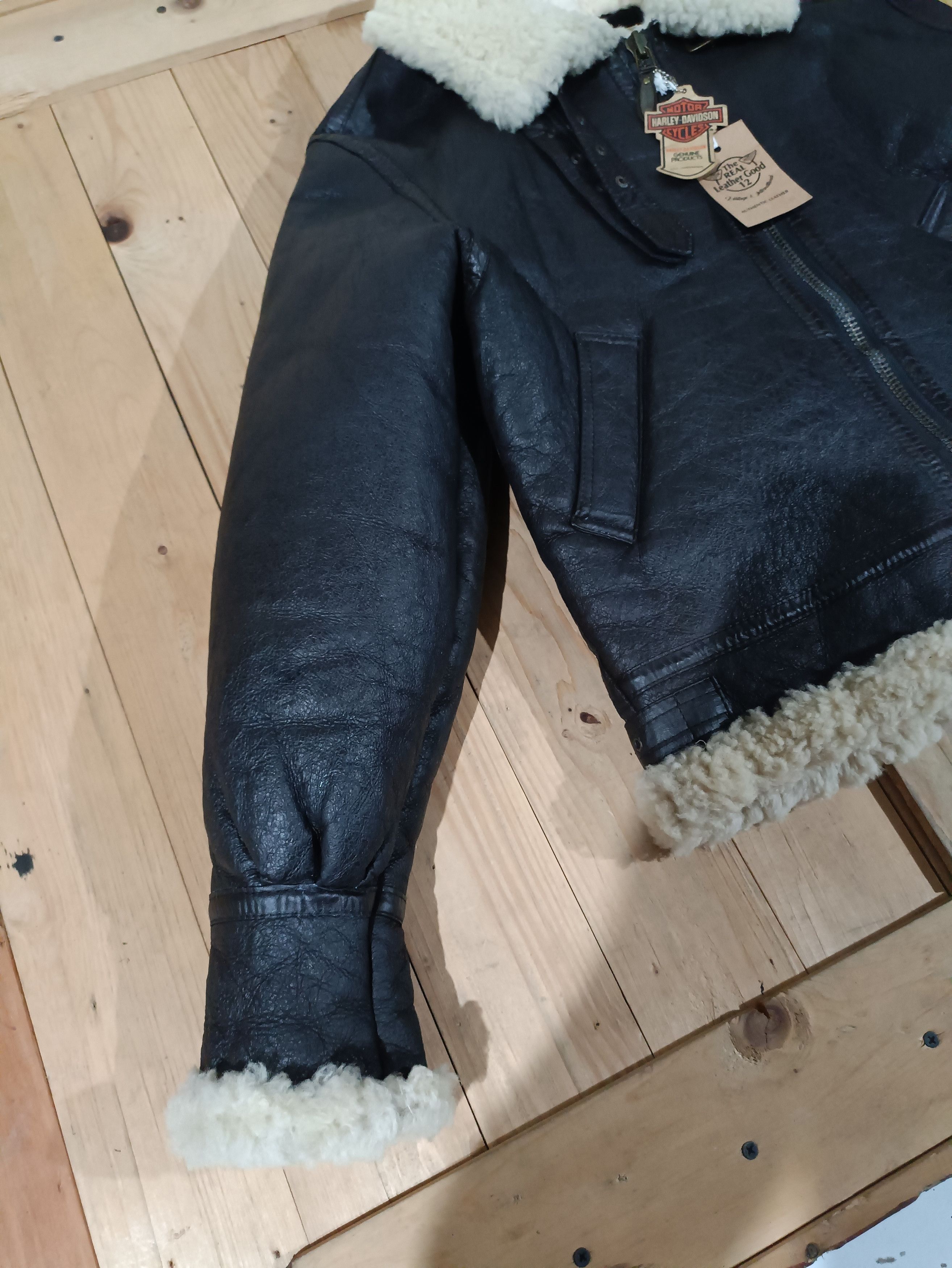Harley Davidson HARLEY DAVIDSON TYPE B3 FLIGHT SHEEPSKIN FLIGHT JACKET Size US M / EU 48-50 / 2 - 7 Thumbnail