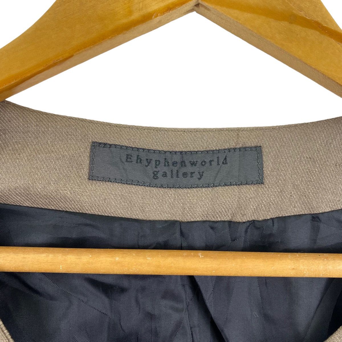 Vintage E HYPHENWORLD GALLERY Crop Top Blazer Coat Jacket Size ONE SIZE - 3 Thumbnail