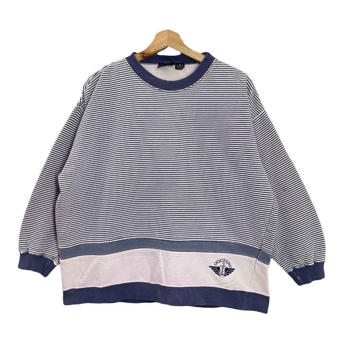 Dockers Vintage 90s Dockers Small Logo Crewneck Sweatshirt Size M Size US M / EU 48-50 / 2 - 3 Thumbnail