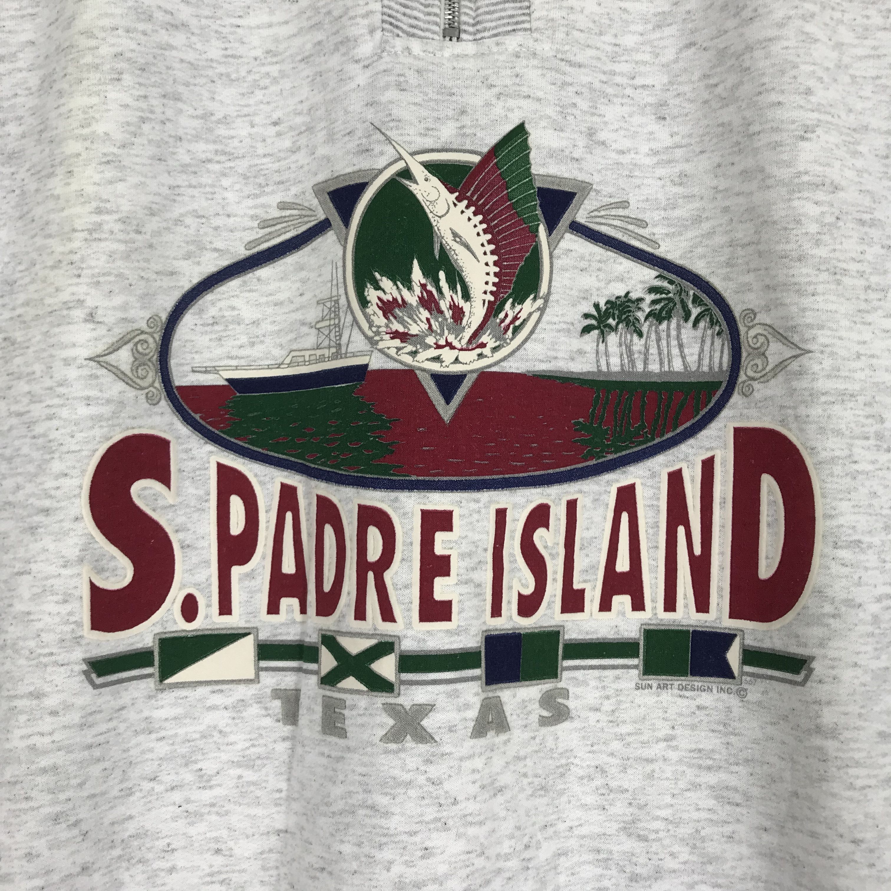 Vintage Vintage South Padre Island Texas Half Zipper Sweater Texas Size US L / EU 52-54 / 3 - 4 Thumbnail
