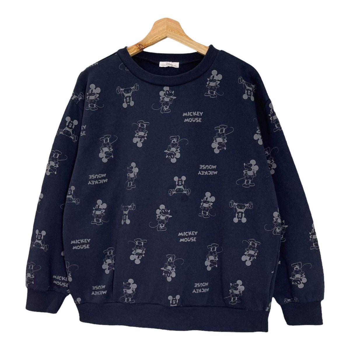 Mickey Mouse Mickey Mouse Full Print Pullover Crewneck Sweatshirt Size M Size US M / EU 48-50 / 2 - 3 Thumbnail