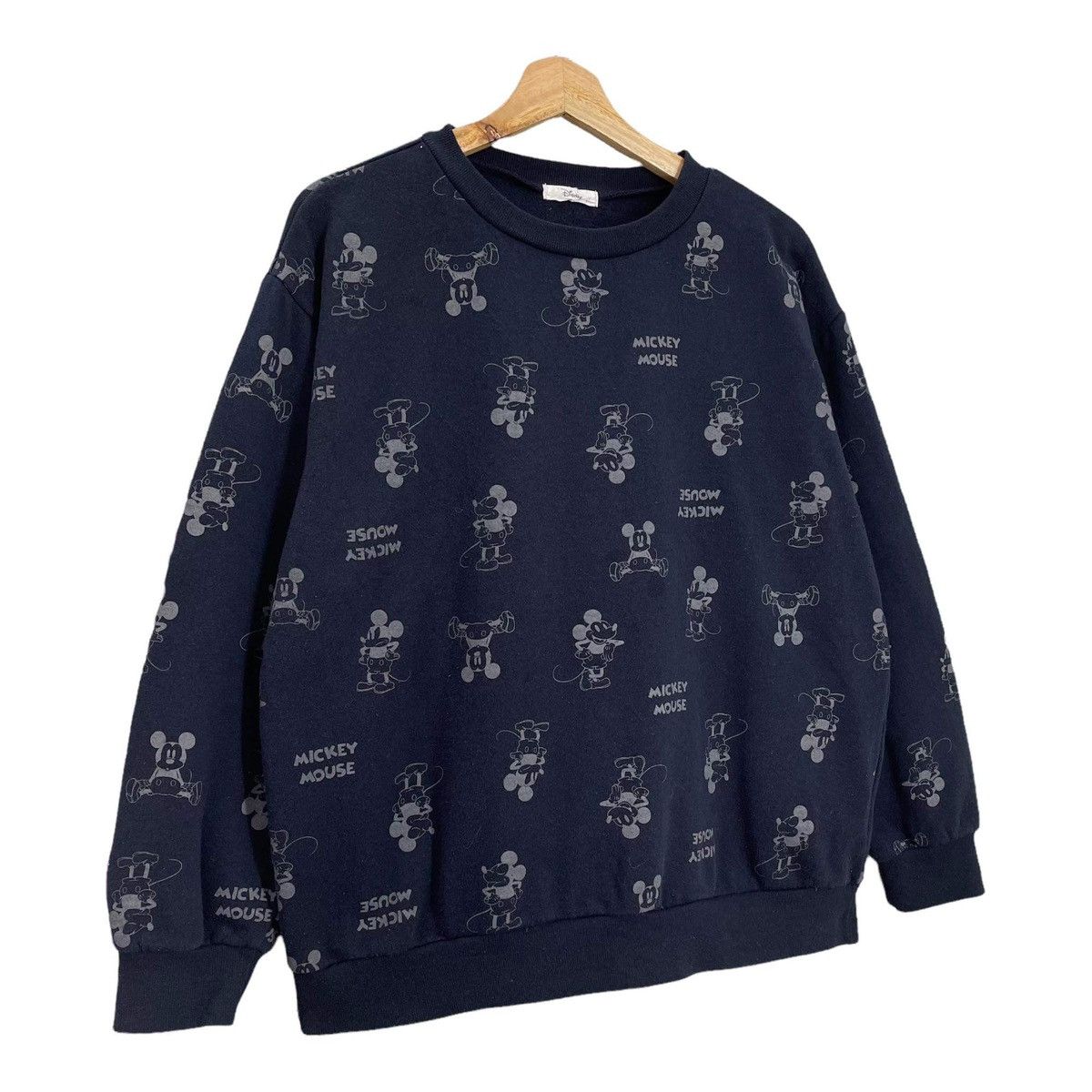 Mickey Mouse Mickey Mouse Full Print Pullover Crewneck Sweatshirt Size M Size US M / EU 48-50 / 2 - 2 Thumbnail