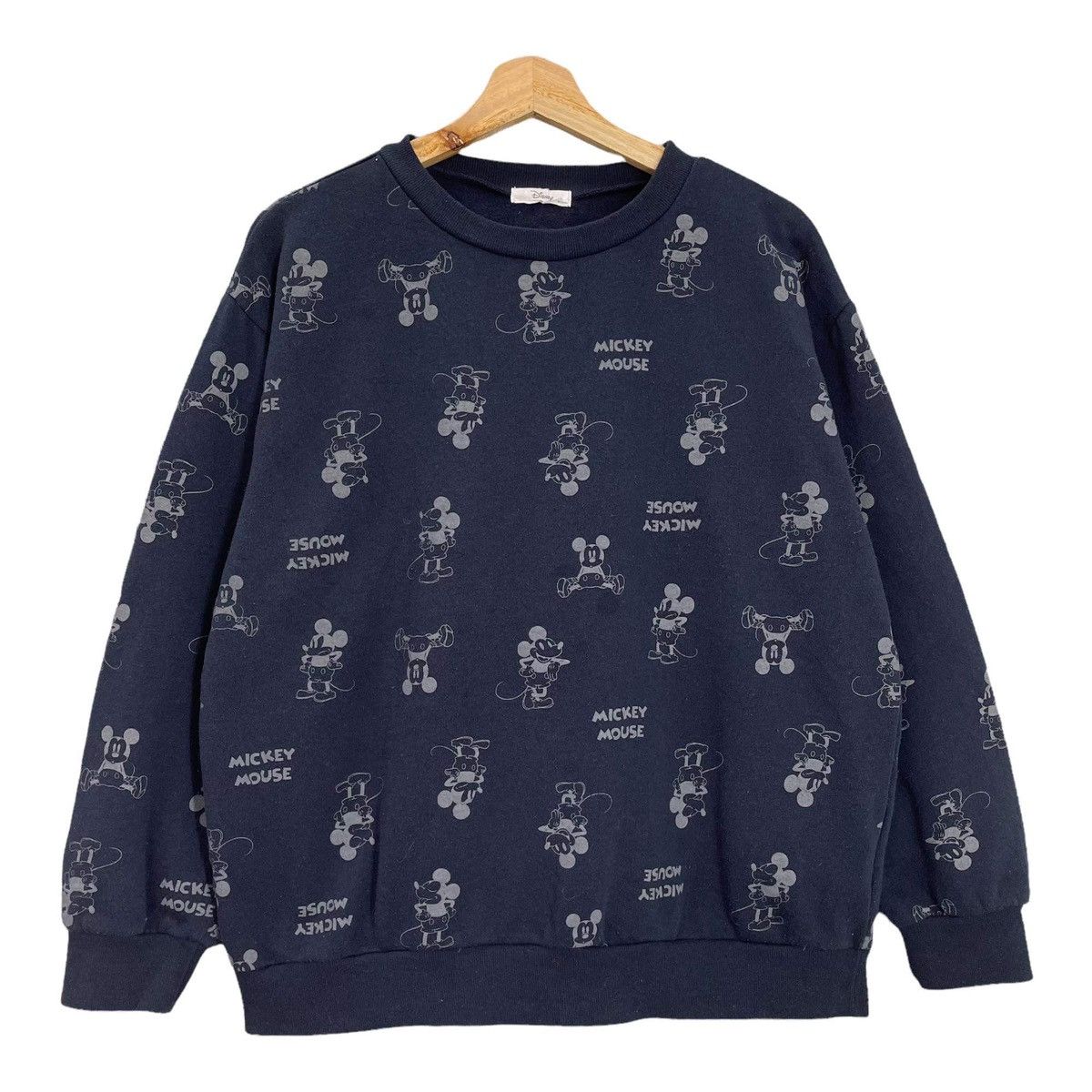 Mickey Mouse Mickey Mouse Full Print Pullover Crewneck Sweatshirt Size M Size US M / EU 48-50 / 2 - 1 Thumbnail