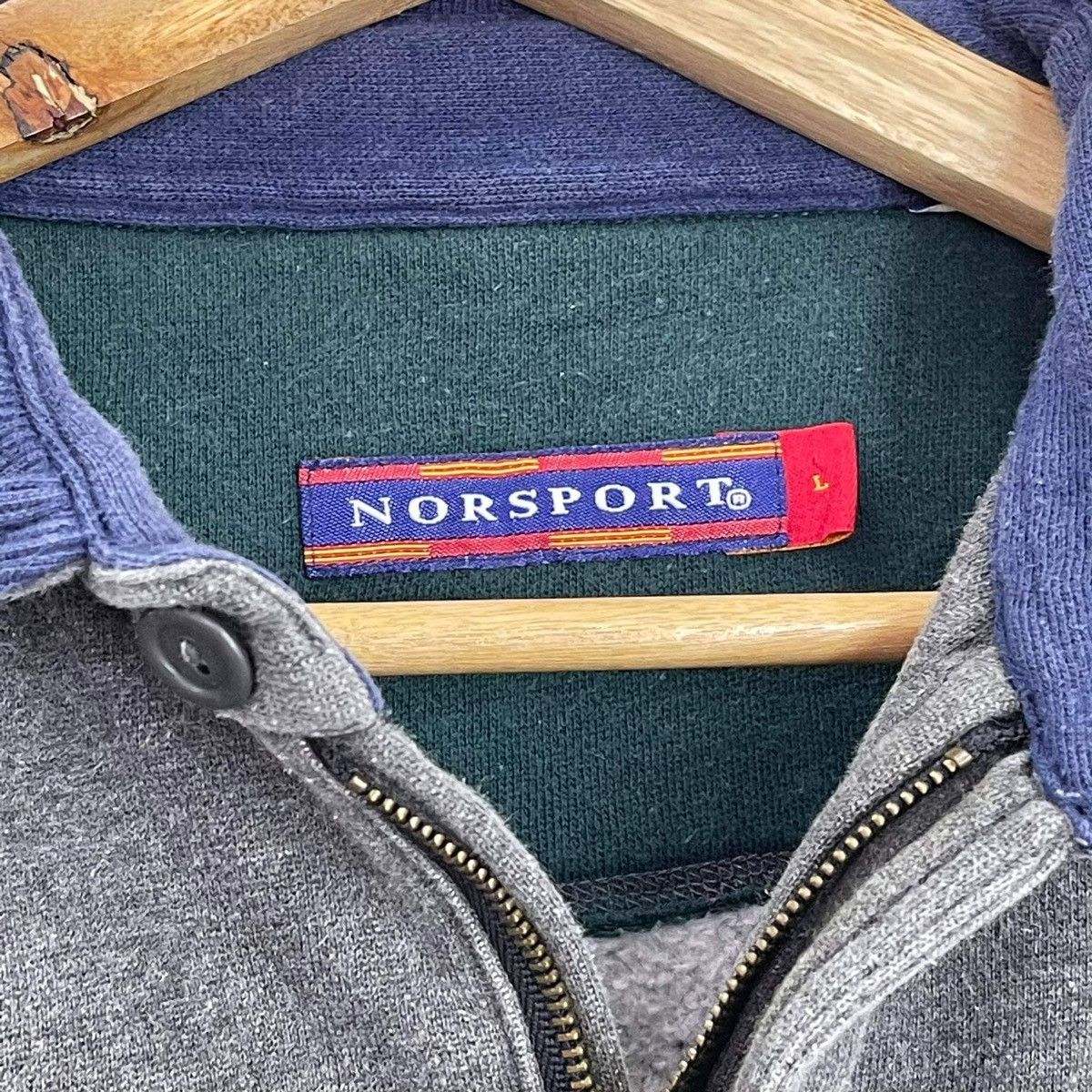 Vintage 90’s NORSPORTS Polo Rugby Shirt Colour Block Long Sleeve Size US XL / EU 56 / 4 - 8 Thumbnail