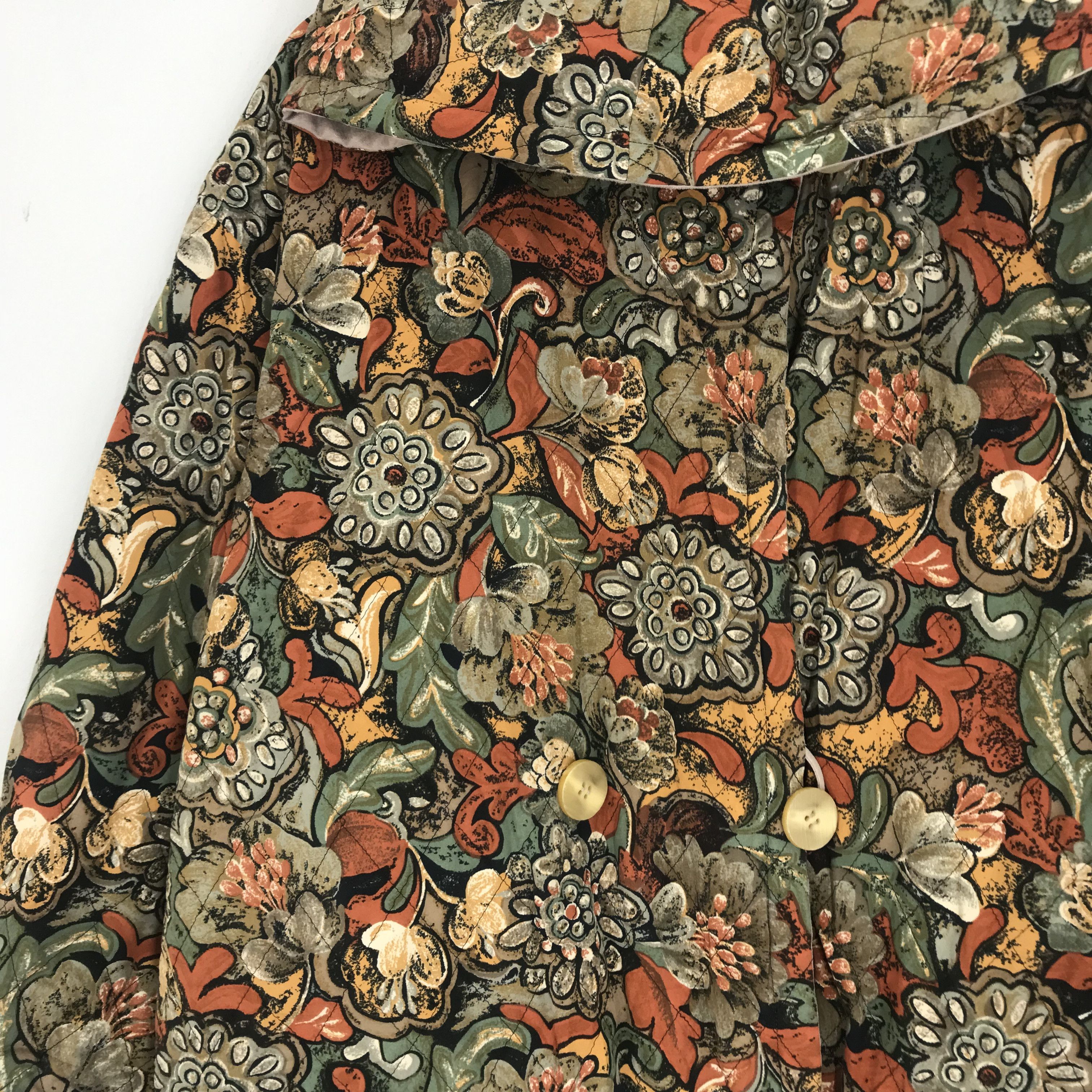 Arts & Science Retro Tropical Jacket Hoodie Overprinted Roses Flower Size US L / EU 52-54 / 3 - 4 Thumbnail