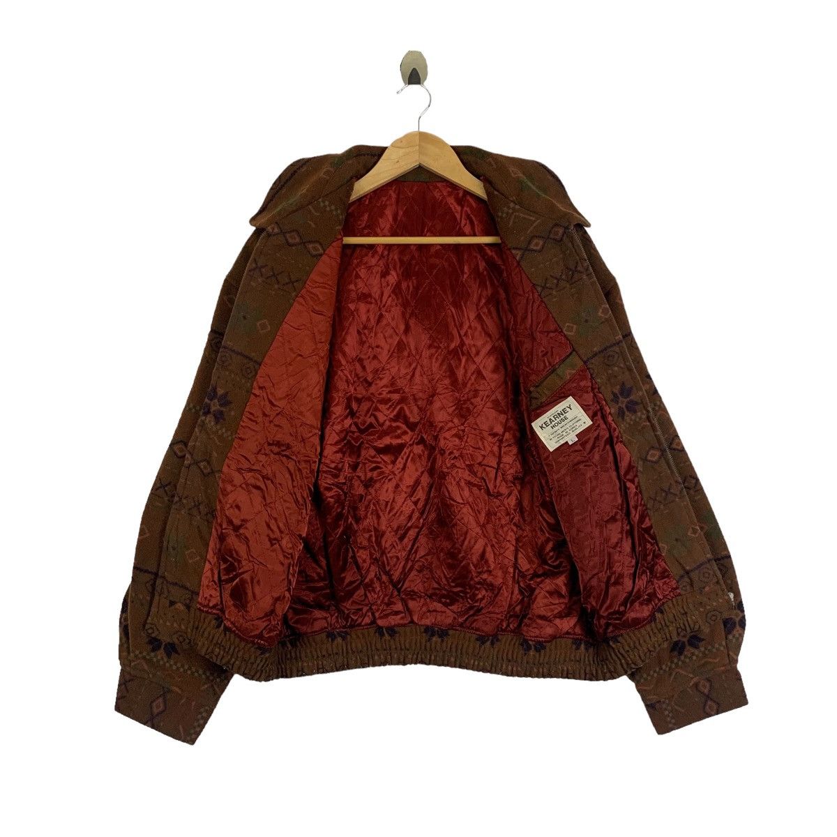 KEARNEY HOUSE Casual Fashion Design Wool Bomber Jacket