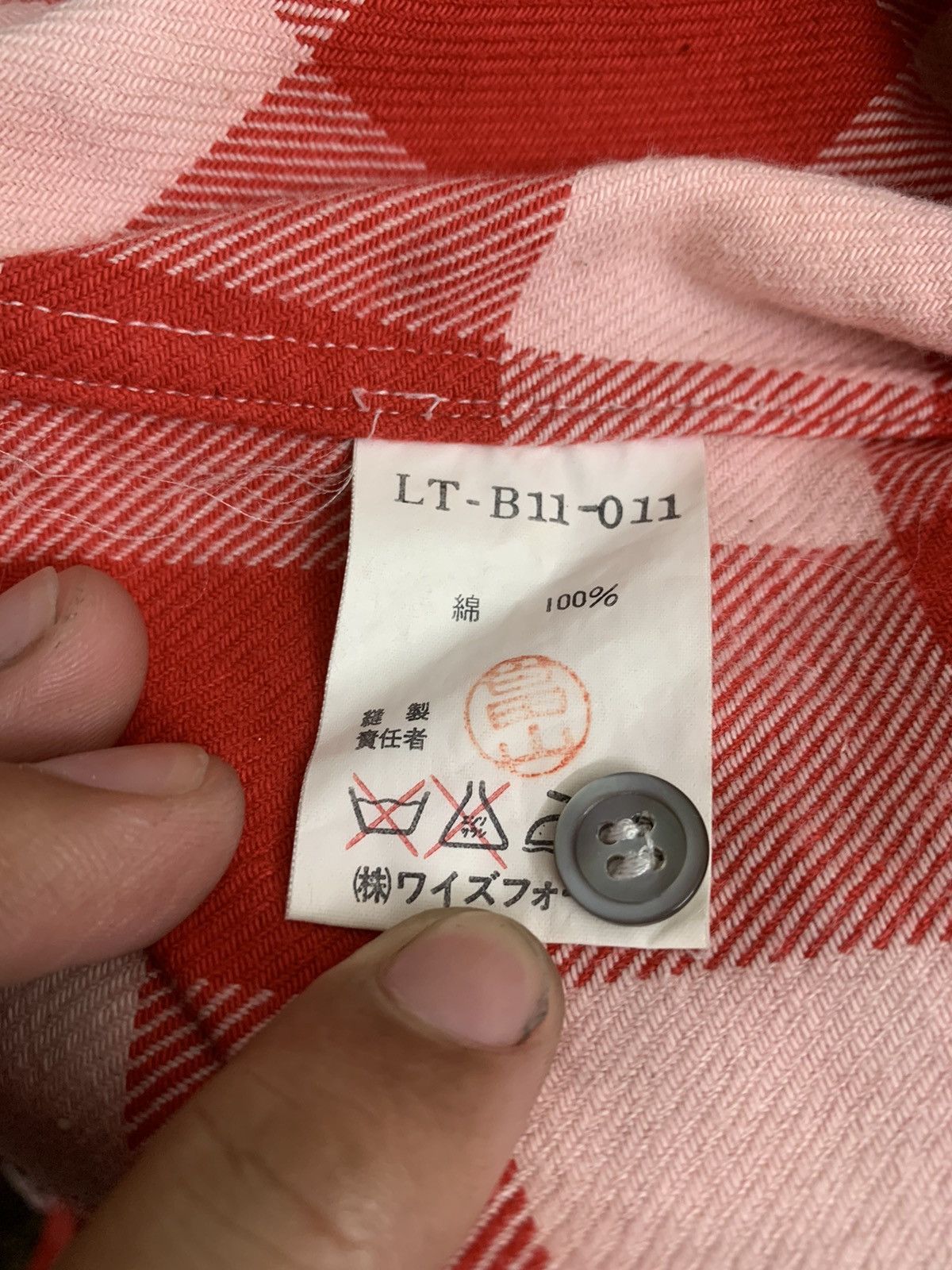 Vintage 🇯🇵 Iconic Yohji Yamamoto L.Q Y's for men Flannel Shirts Size US M / EU 48-50 / 2 - 4 Thumbnail