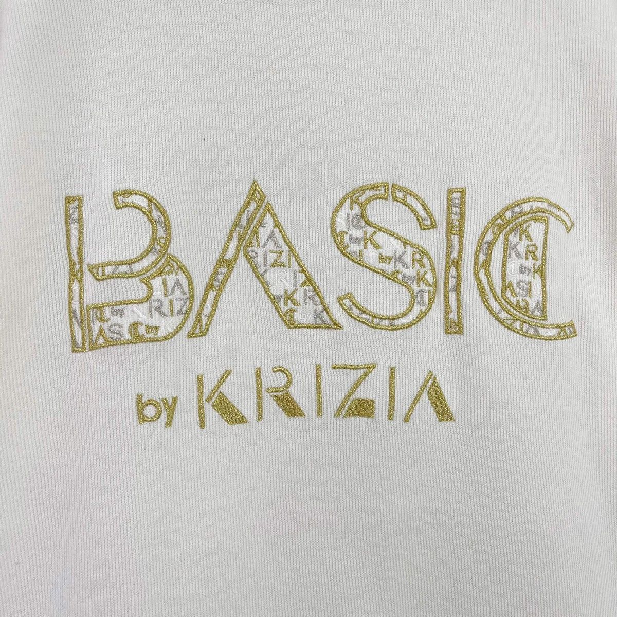 Vintage Basic By Krizia Big Logo Longsleeve Tshirt Size M Size US M / EU 48-50 / 2 - 5 Thumbnail