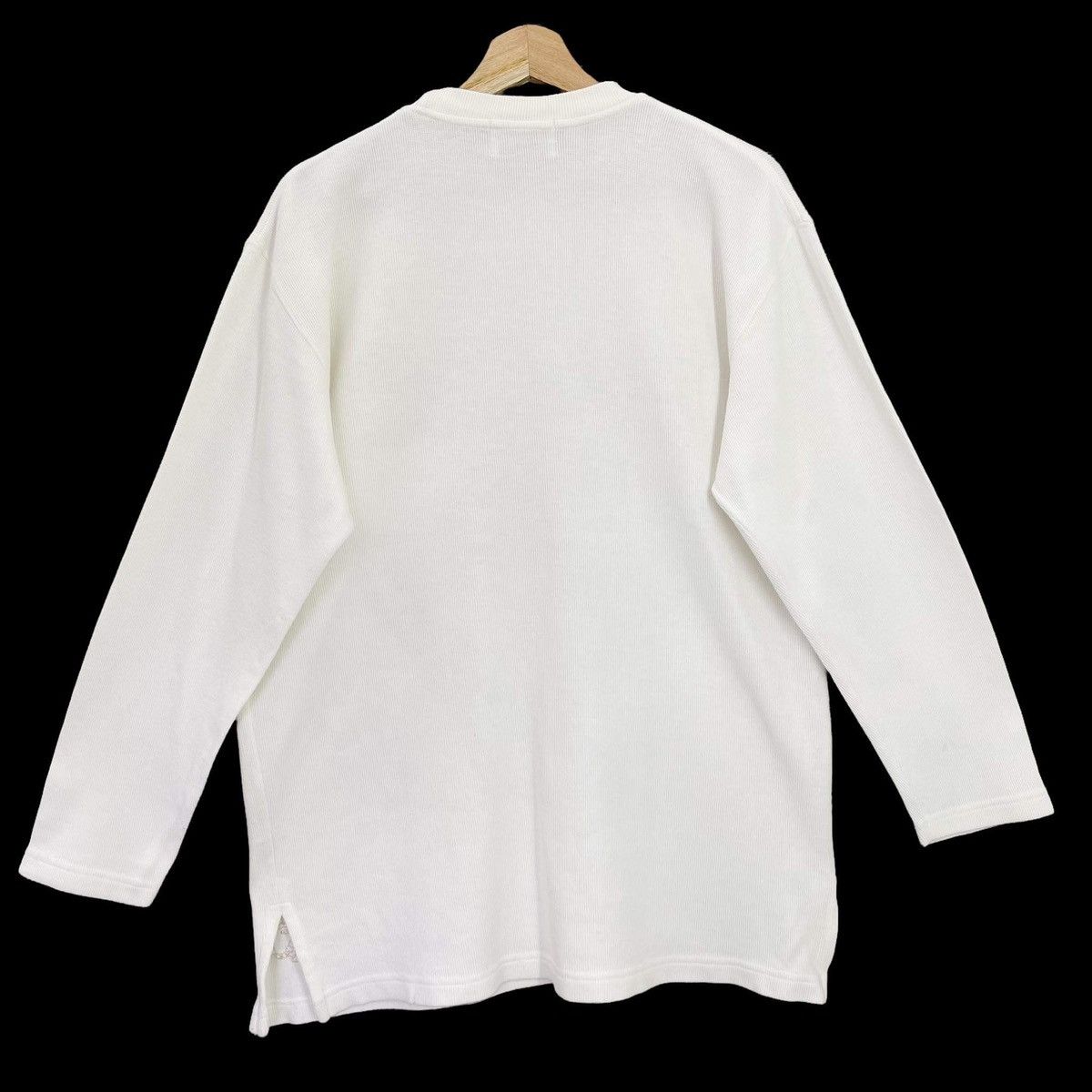 Vintage Basic By Krizia Big Logo Longsleeve Tshirt Size M Size US M / EU 48-50 / 2 - 7 Thumbnail