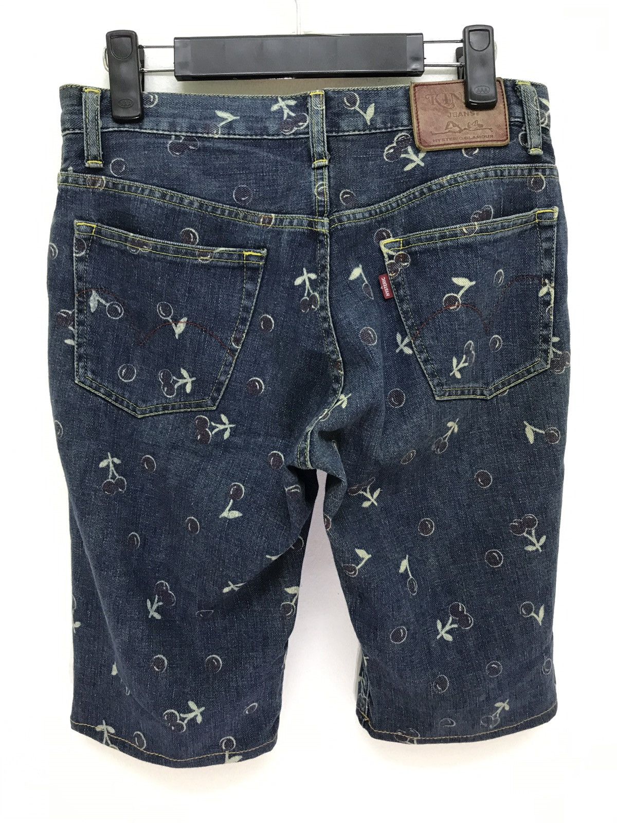 Hysteric Glamour Vtg Hysteric Glamour Denim Cropped Pant Fullprinted Berries Size US 29 - 4 Thumbnail