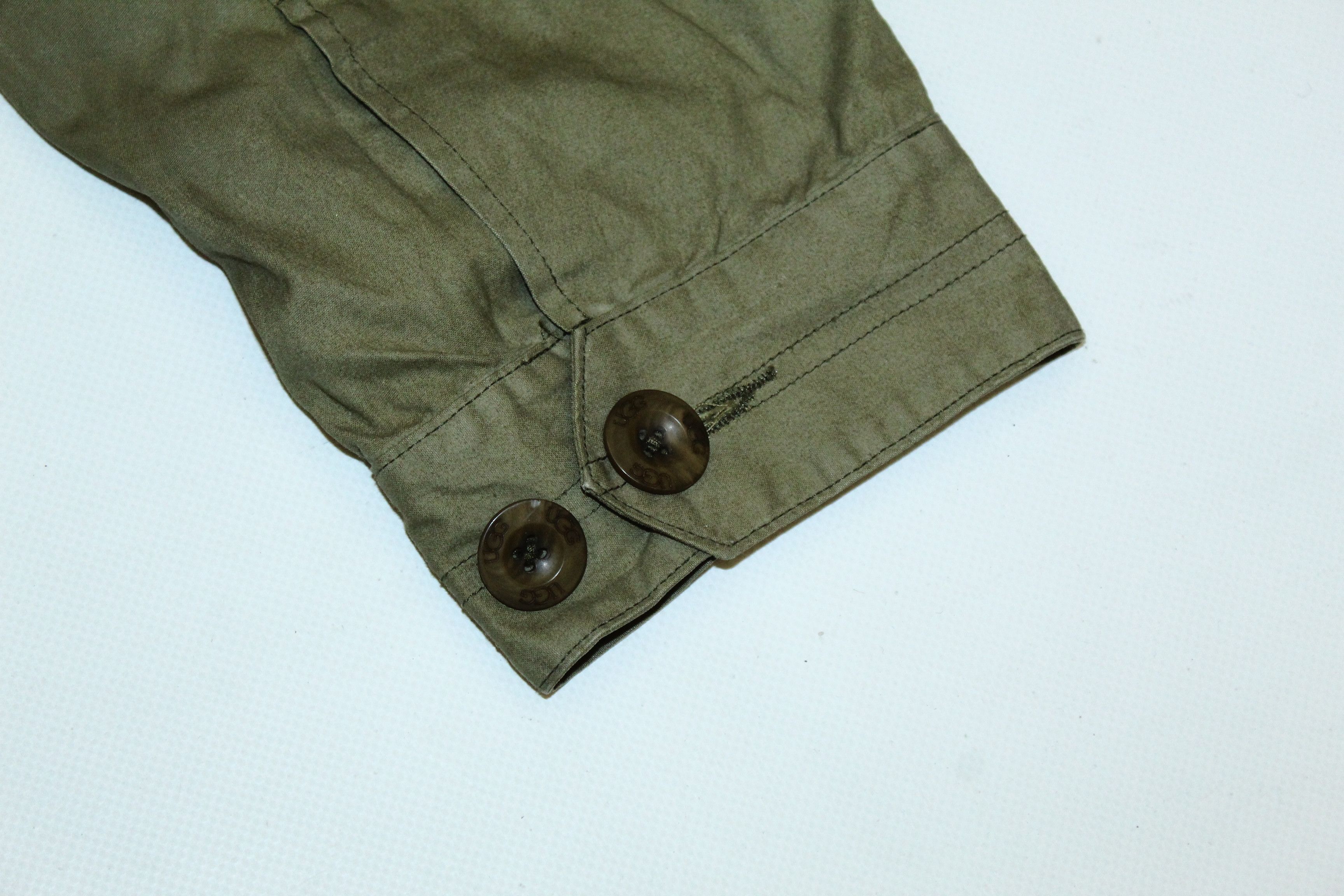 Ugg VTG🔥 UGG Australia Waxed Cotton Hooded Field Jacket Size US XL / EU 56 / 4 - 10 Thumbnail