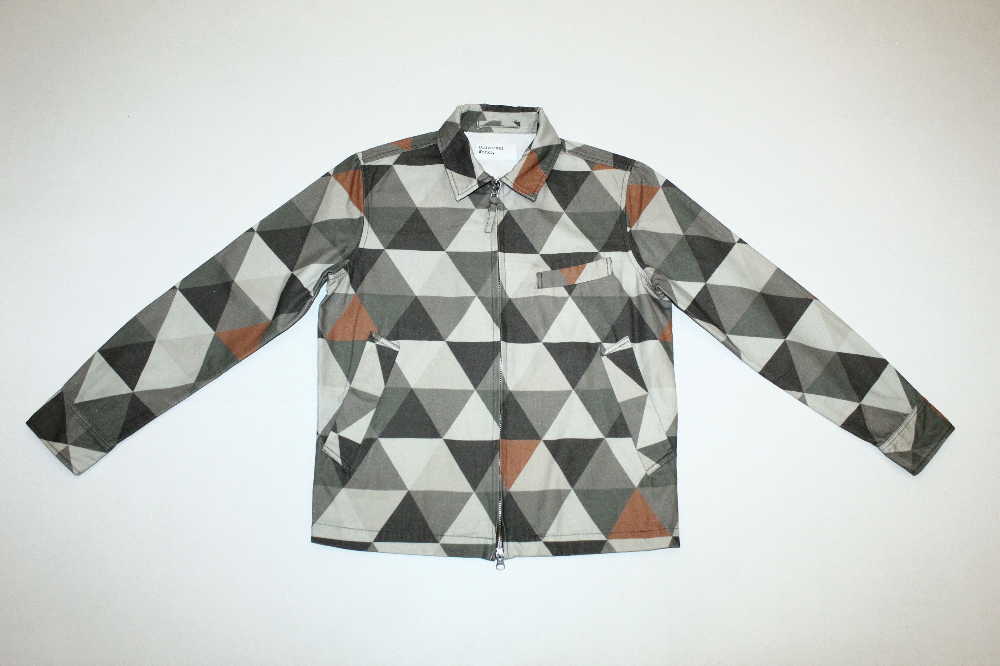 Universal Works Universal Works 3D Geometric Patterns Twill Denim Jacket Size US S / EU 44-46 / 1 - 2 Thumbnail