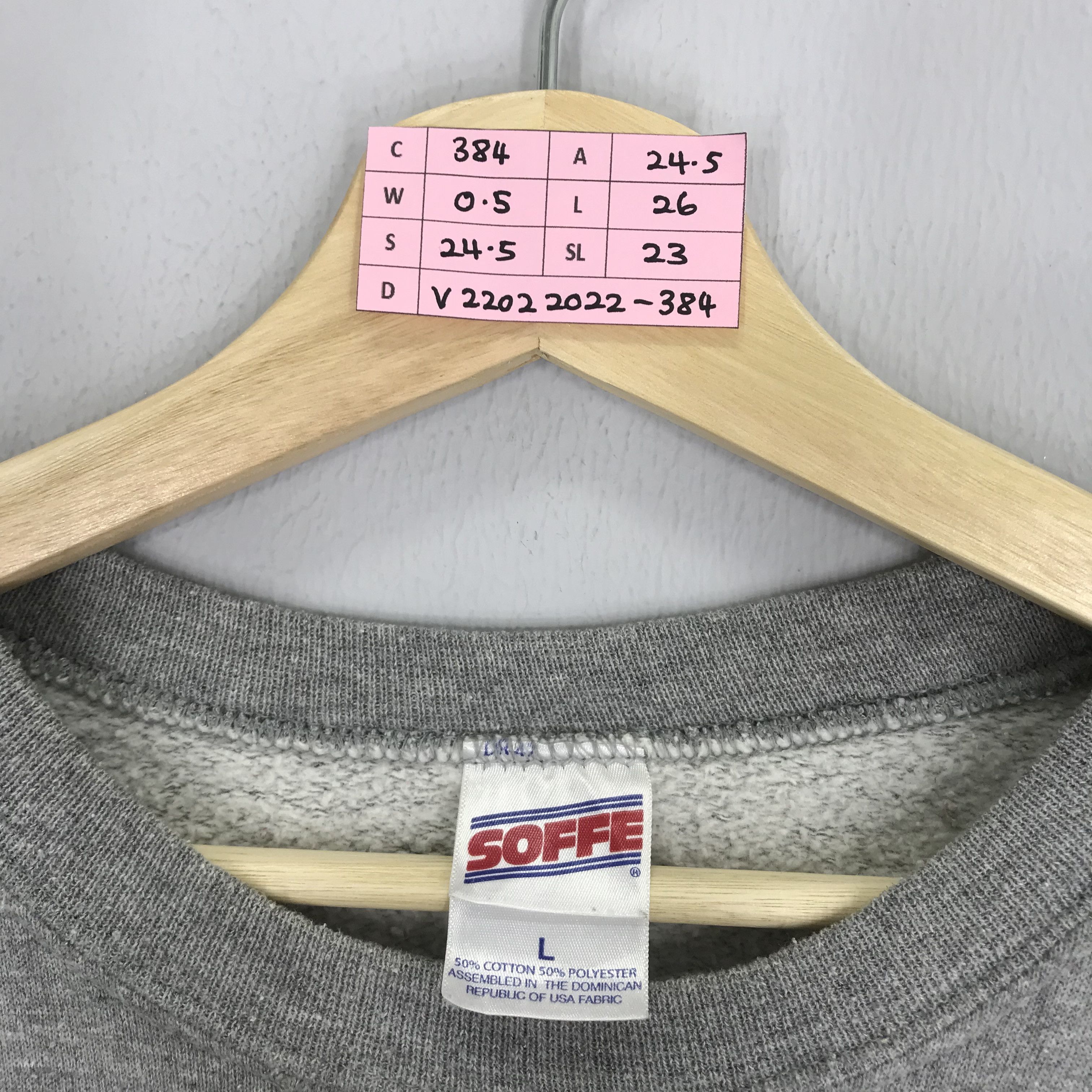 Vintage Vintage Army Retired By Soffe Gray Sweater Army Crewneck Size US L / EU 52-54 / 3 - 7 Thumbnail