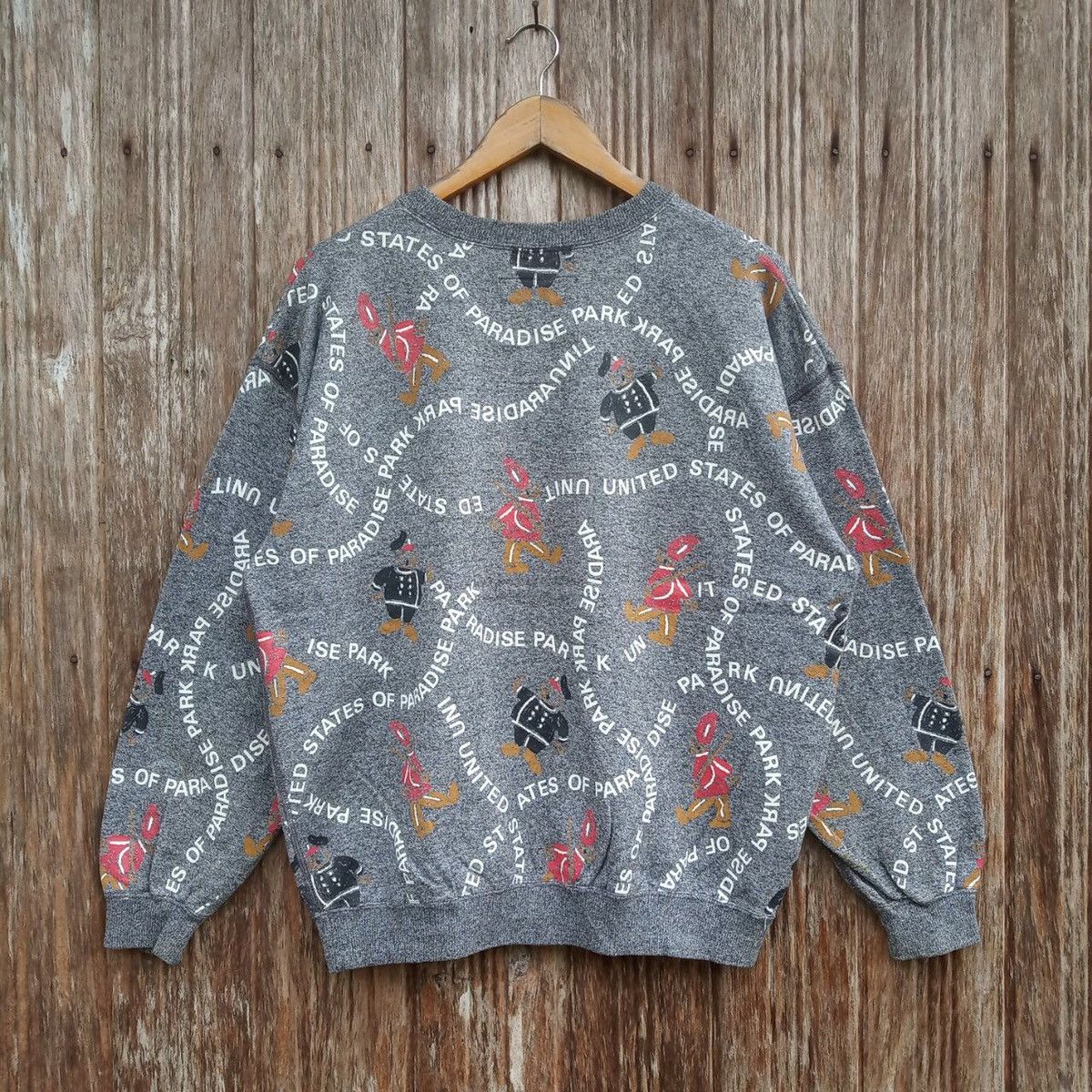 Vintage United States Of Paradise Park Alloverprint Bear USA Size US M / EU 48-50 / 2 - 2 Thumbnail