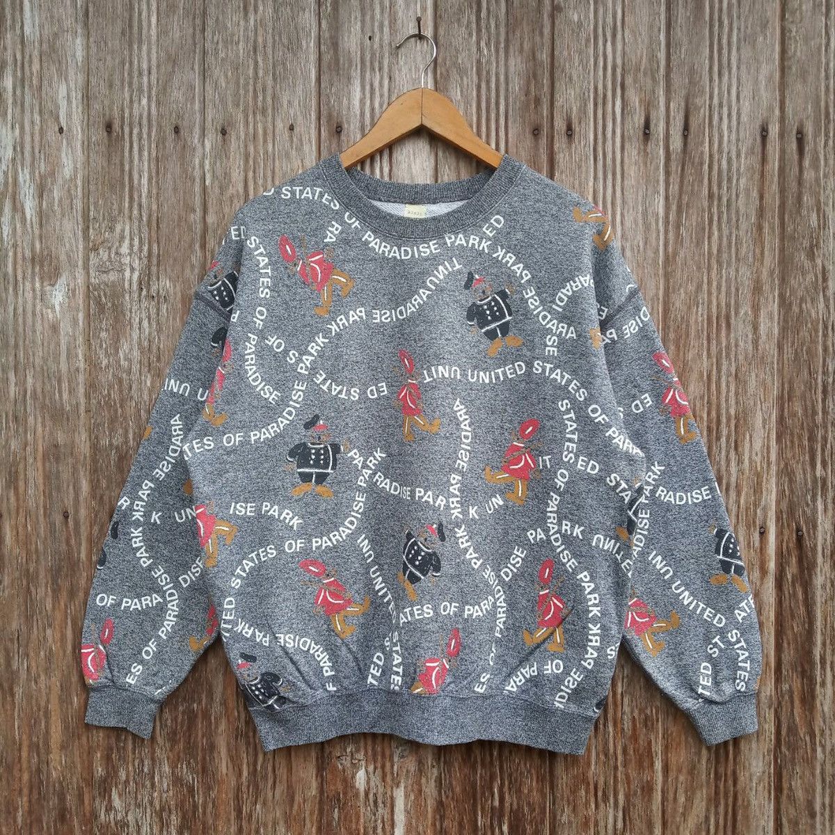 Vintage United States Of Paradise Park Alloverprint Bear USA Size US M / EU 48-50 / 2 - 1 Thumbnail