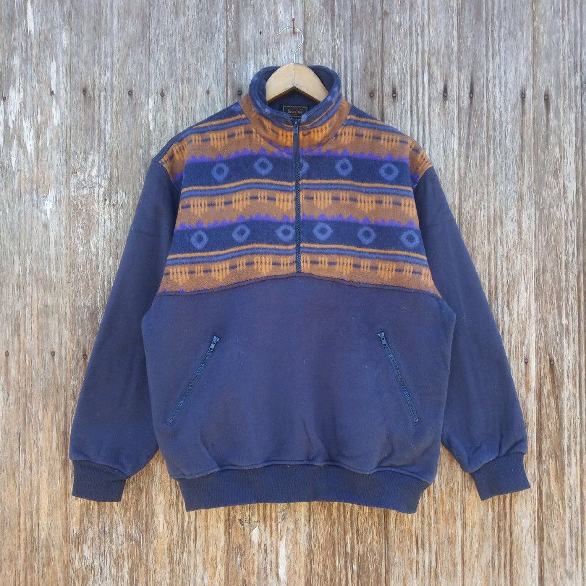 Botany 500 Botany 500 Half Zipper Fleece Style Navajo American Native Size US M / EU 48-50 / 2 - 1 Thumbnail