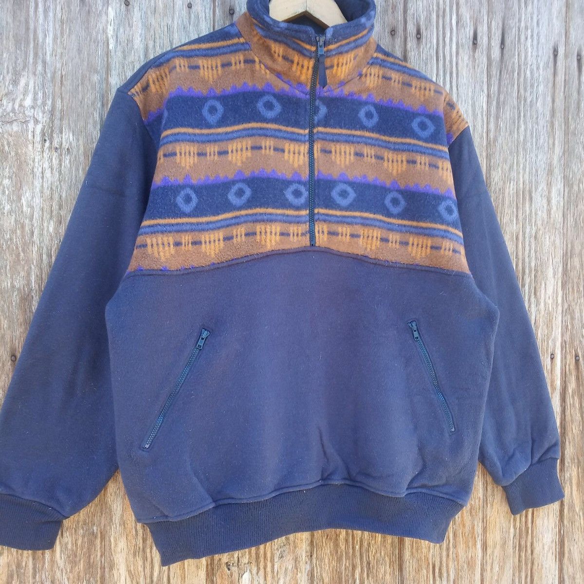 Botany 500 Botany 500 Half Zipper Fleece Style Navajo American Native Size US M / EU 48-50 / 2 - 4 Thumbnail