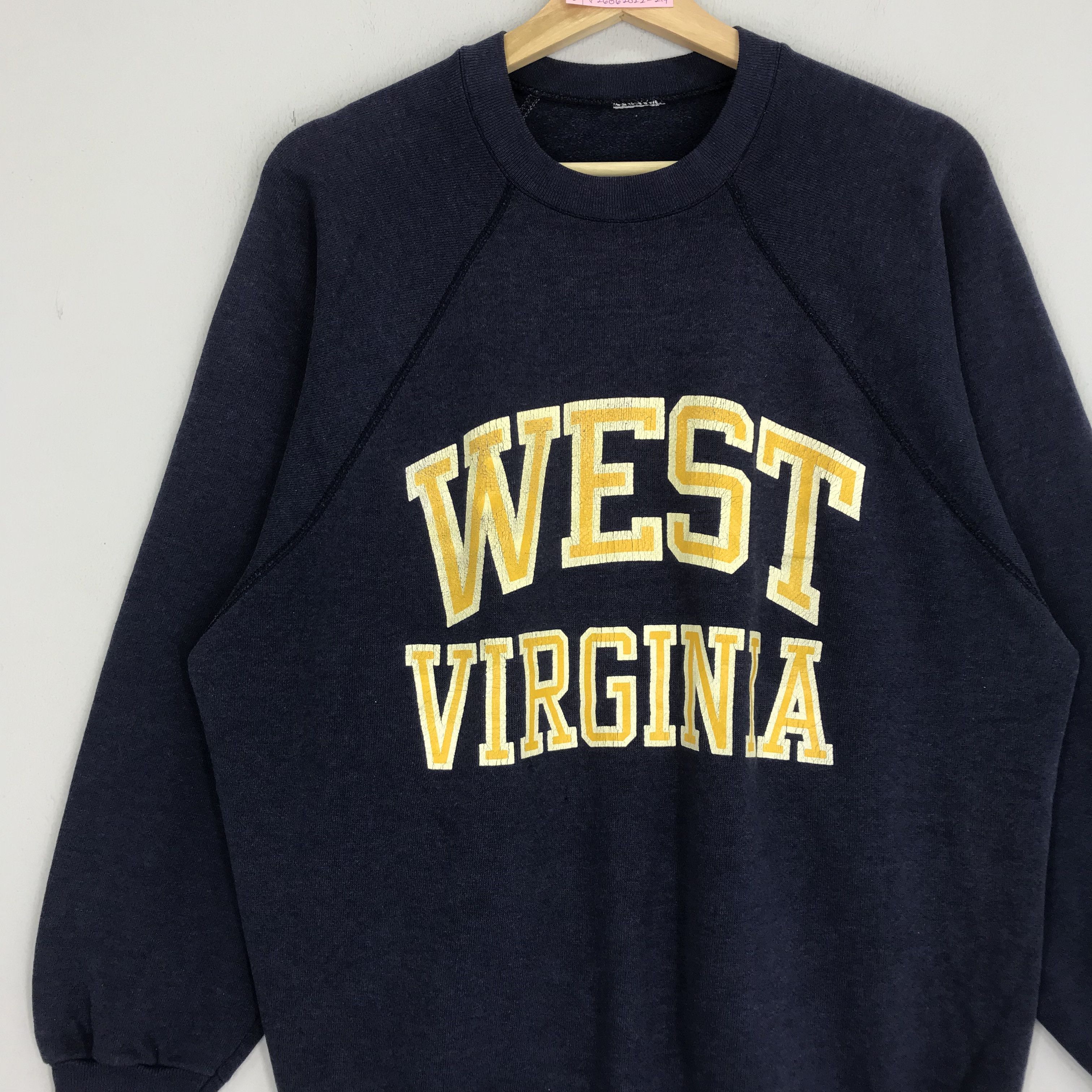 Vintage Vintage Virginia West University College Sweatshirt Size US L / EU 52-54 / 3 - 3 Thumbnail