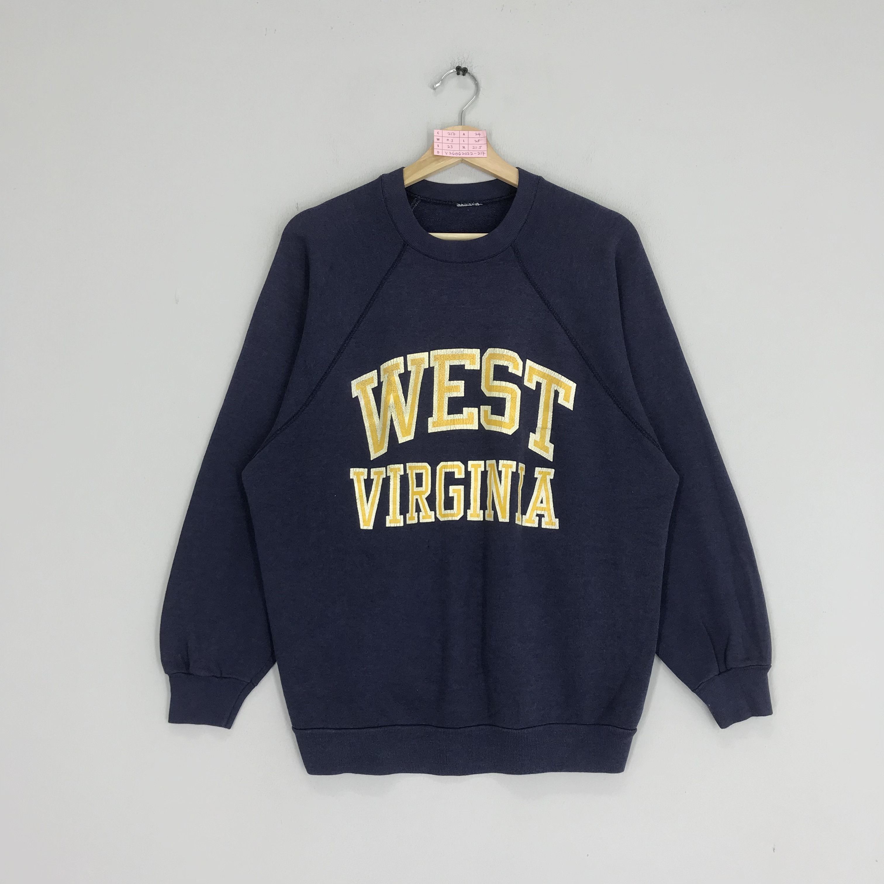 Vintage Vintage Virginia West University College Sweatshirt Size US L / EU 52-54 / 3 - 1 Thumbnail