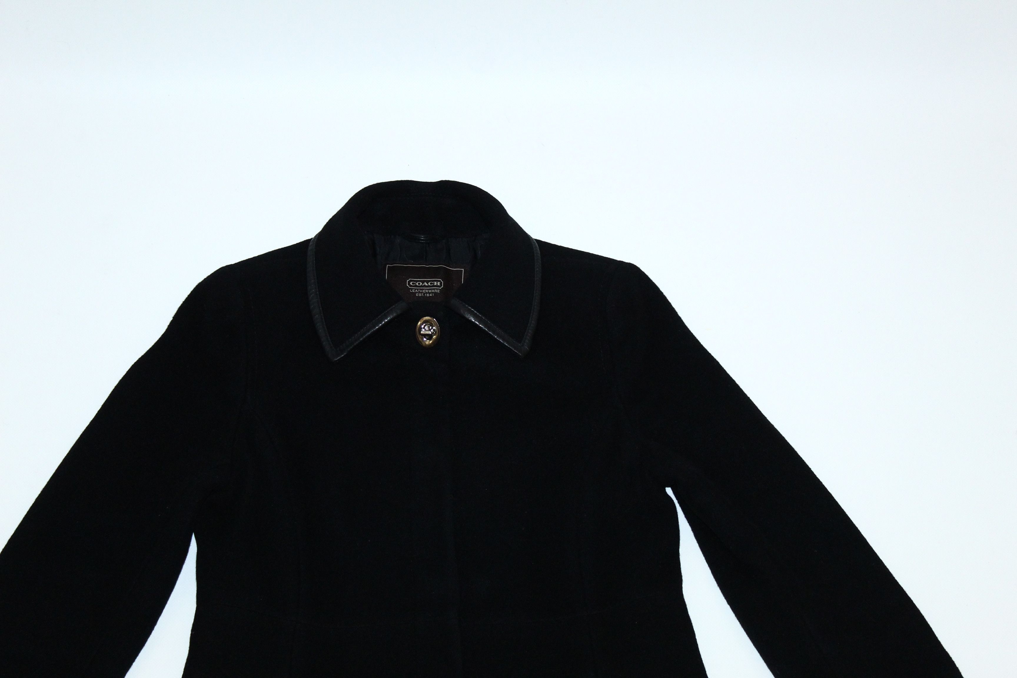 Coach Coach Luxury Slim Fit Mohair Blend Snap Button Coat Size US S / EU 44-46 / 1 - 8 Thumbnail