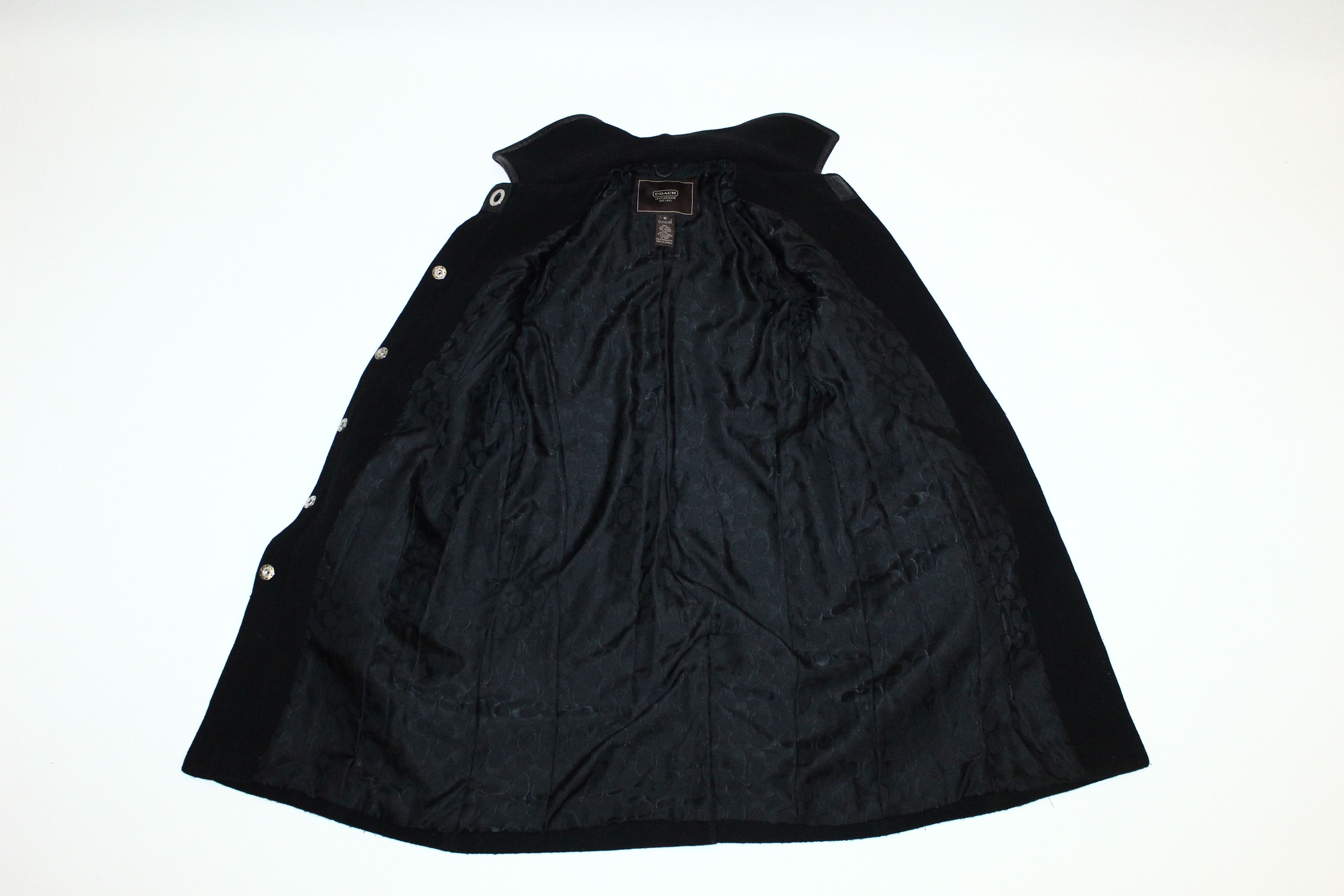 Coach Coach Luxury Slim Fit Mohair Blend Snap Button Coat Size US S / EU 44-46 / 1 - 11 Thumbnail
