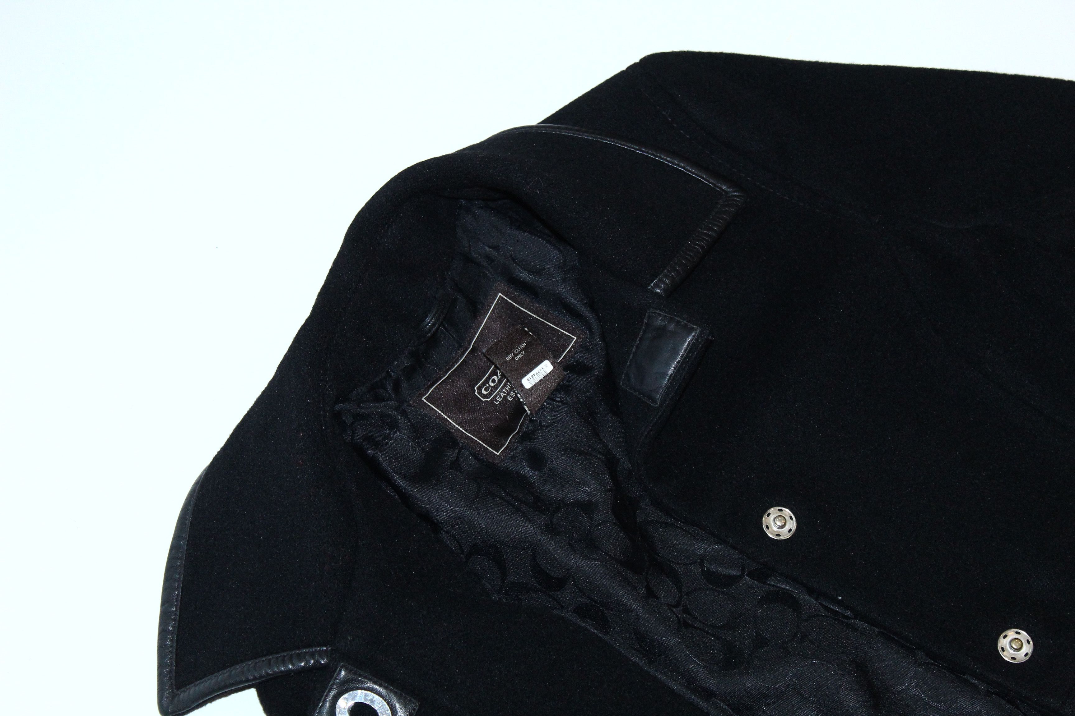 Coach Coach Luxury Slim Fit Mohair Blend Snap Button Coat Size US S / EU 44-46 / 1 - 10 Thumbnail