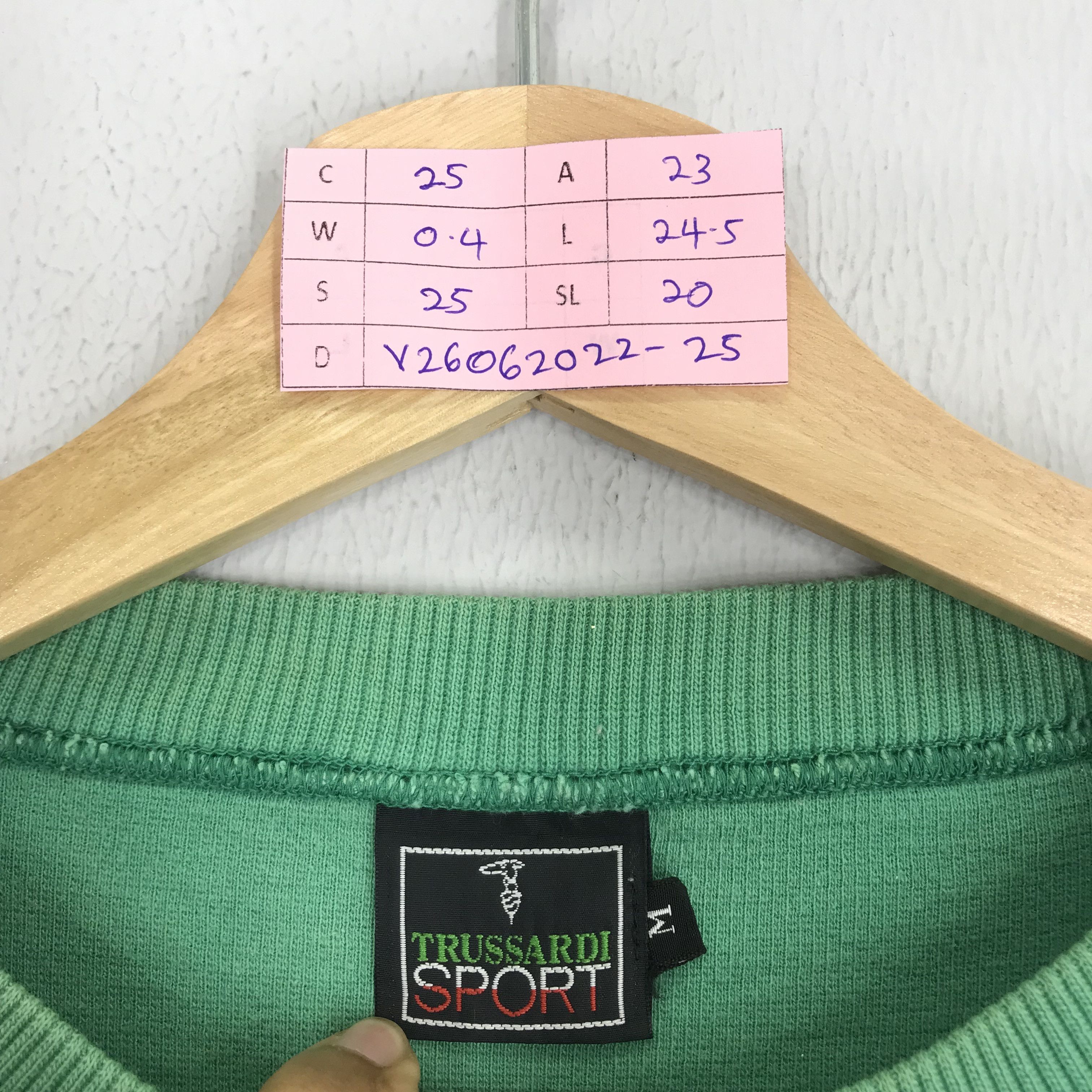 Trussardi Vintage Trussardi Big Logo Sweatshirts Size US M / EU 48-50 / 2 - 7 Thumbnail