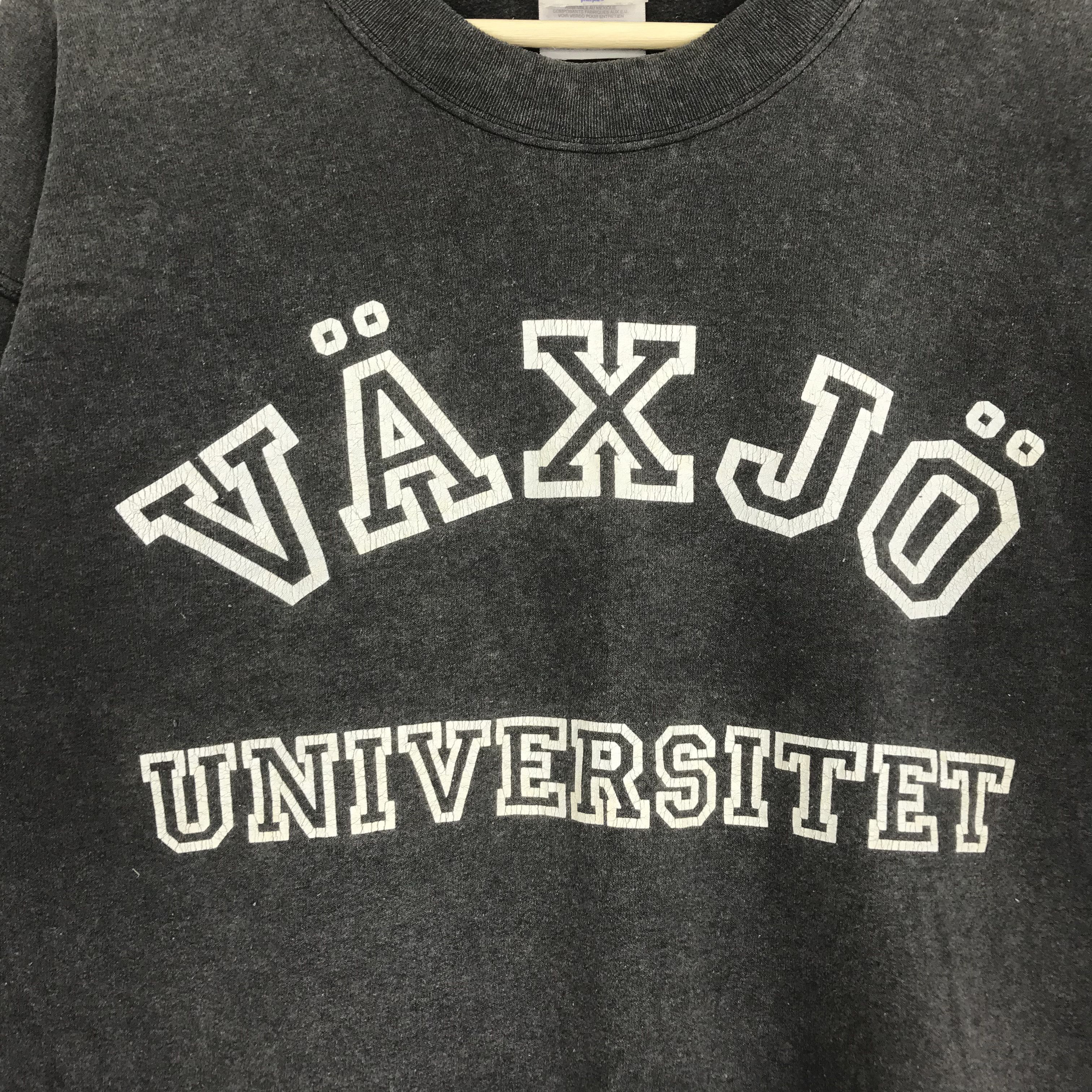 Hanes Vintage Vaxjo University College Logo Sweater Size US M / EU 48-50 / 2 - 4 Thumbnail