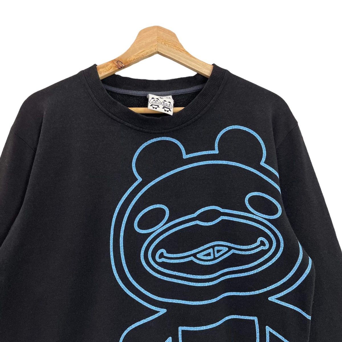 Japanese Brand Pandari Na Big Logo Crewneck Sweatshirt Size M Size US M / EU 48-50 / 2 - 4 Thumbnail