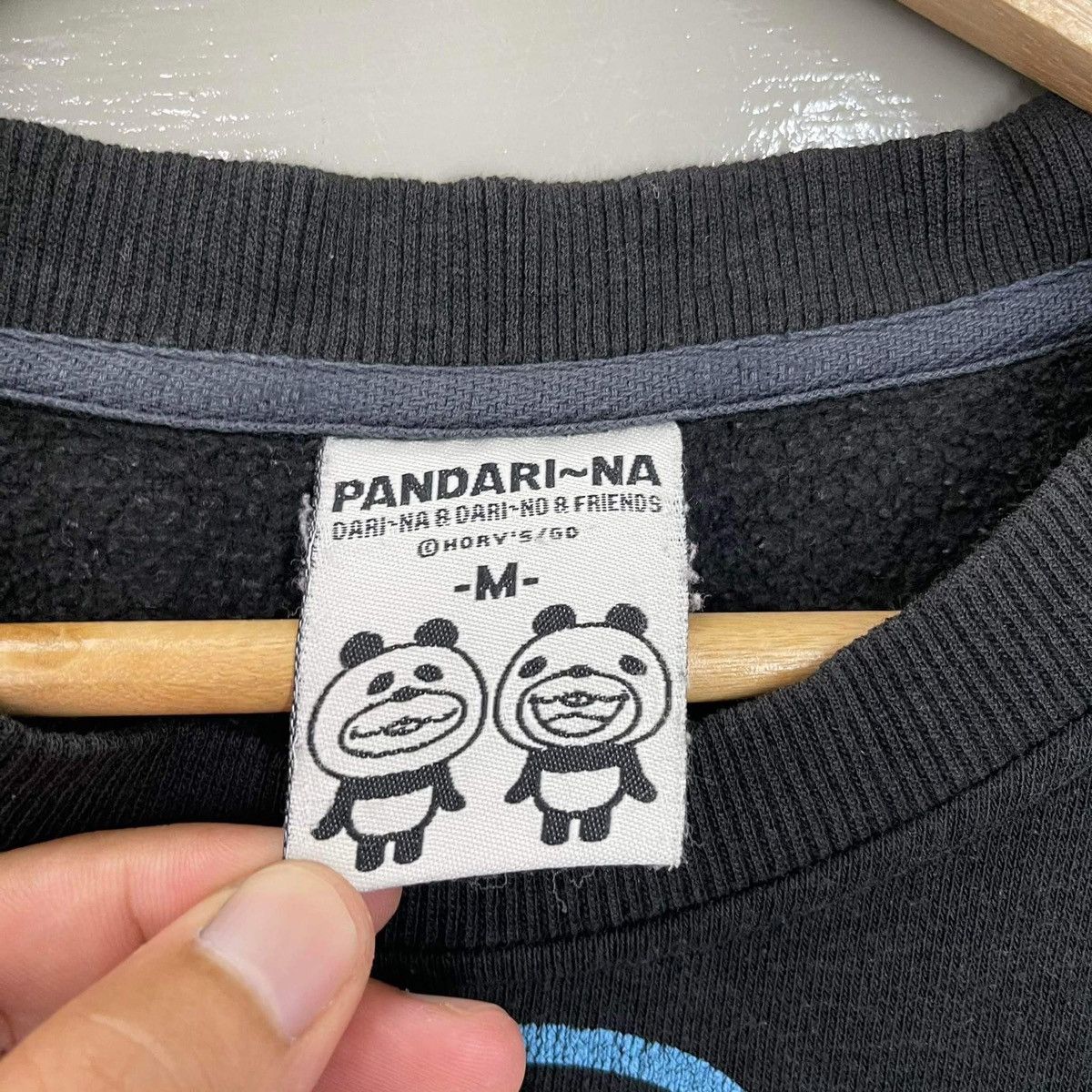 Japanese Brand Pandari Na Big Logo Crewneck Sweatshirt Size M Size US M / EU 48-50 / 2 - 7 Thumbnail