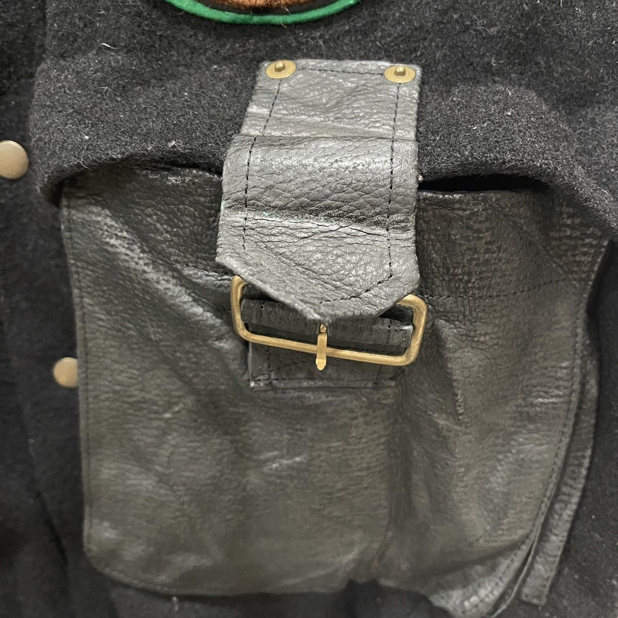 BIGI × Japanese Brand Vtg BIGI Bondage Cargo Inspired Issey Miyake Varsity Jacket Size US M / EU 48-50 / 2 - 14 Thumbnail