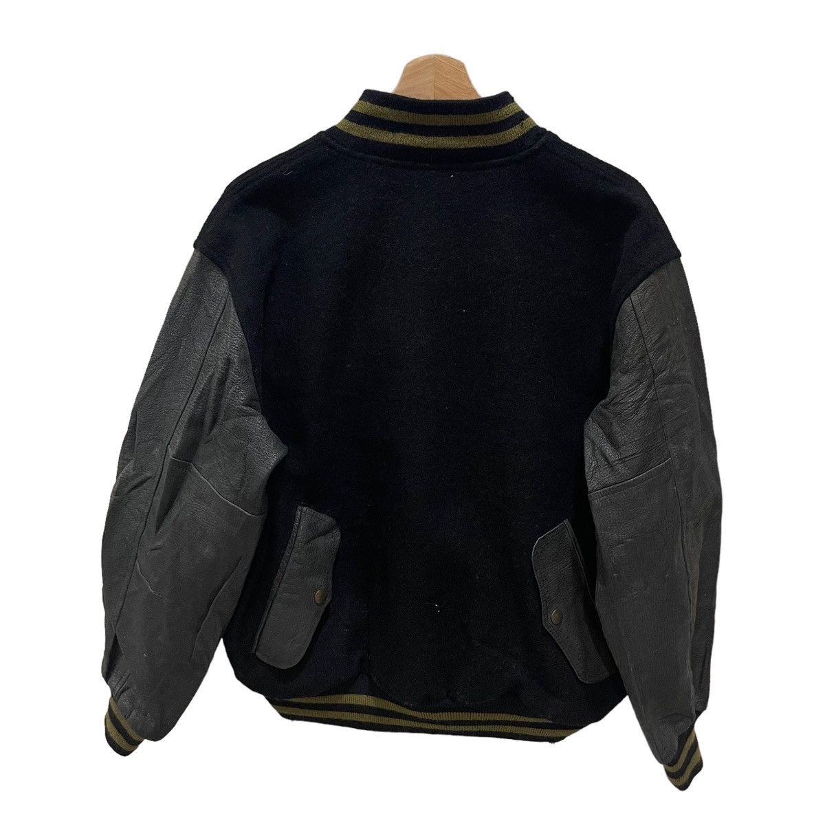 BIGI × Japanese Brand Vtg BIGI Bondage Cargo Inspired Issey Miyake Varsity Jacket Size US M / EU 48-50 / 2 - 9 Thumbnail
