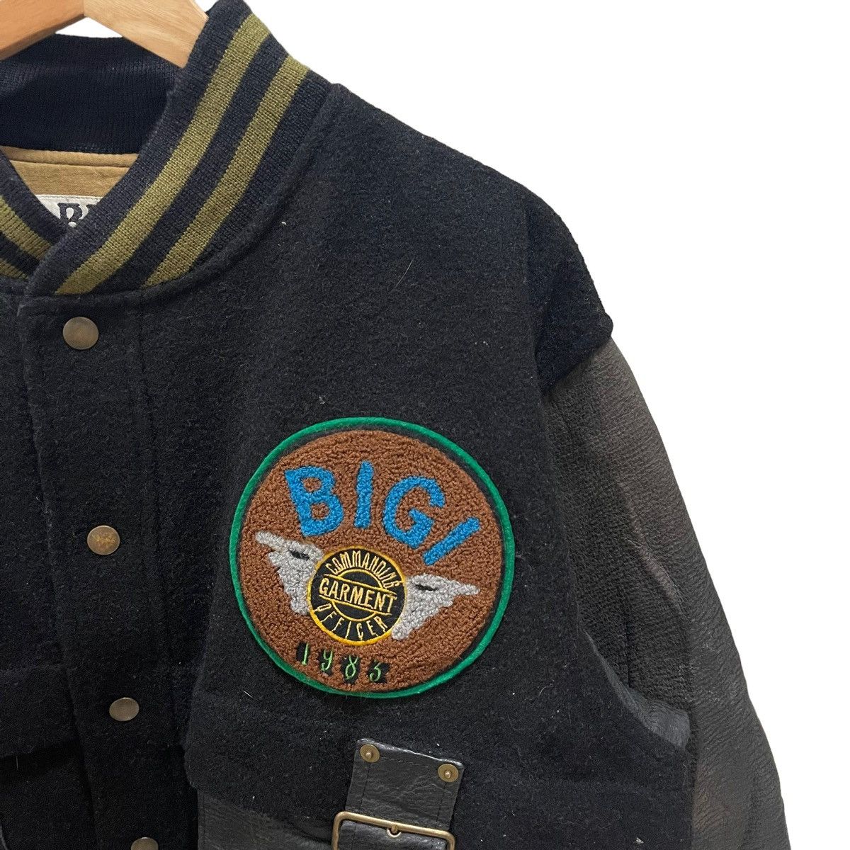 BIGI × Japanese Brand Vtg BIGI Bondage Cargo Inspired Issey Miyake Varsity Jacket Size US M / EU 48-50 / 2 - 3 Thumbnail