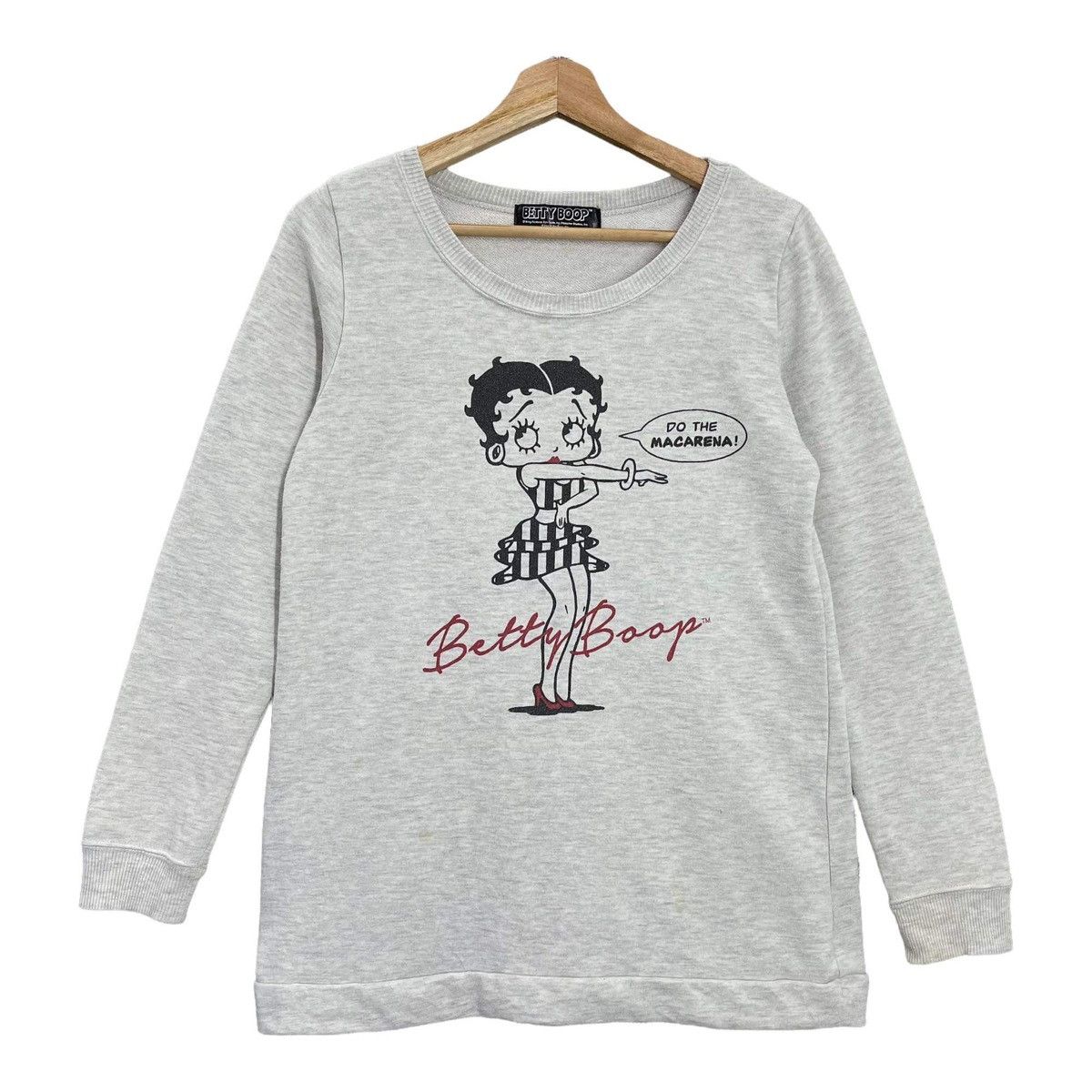 Cartoon Network Betty Boop Pullover Big Logo Printed Sweatshirt Size S Size US S / EU 44-46 / 1 - 1 Thumbnail