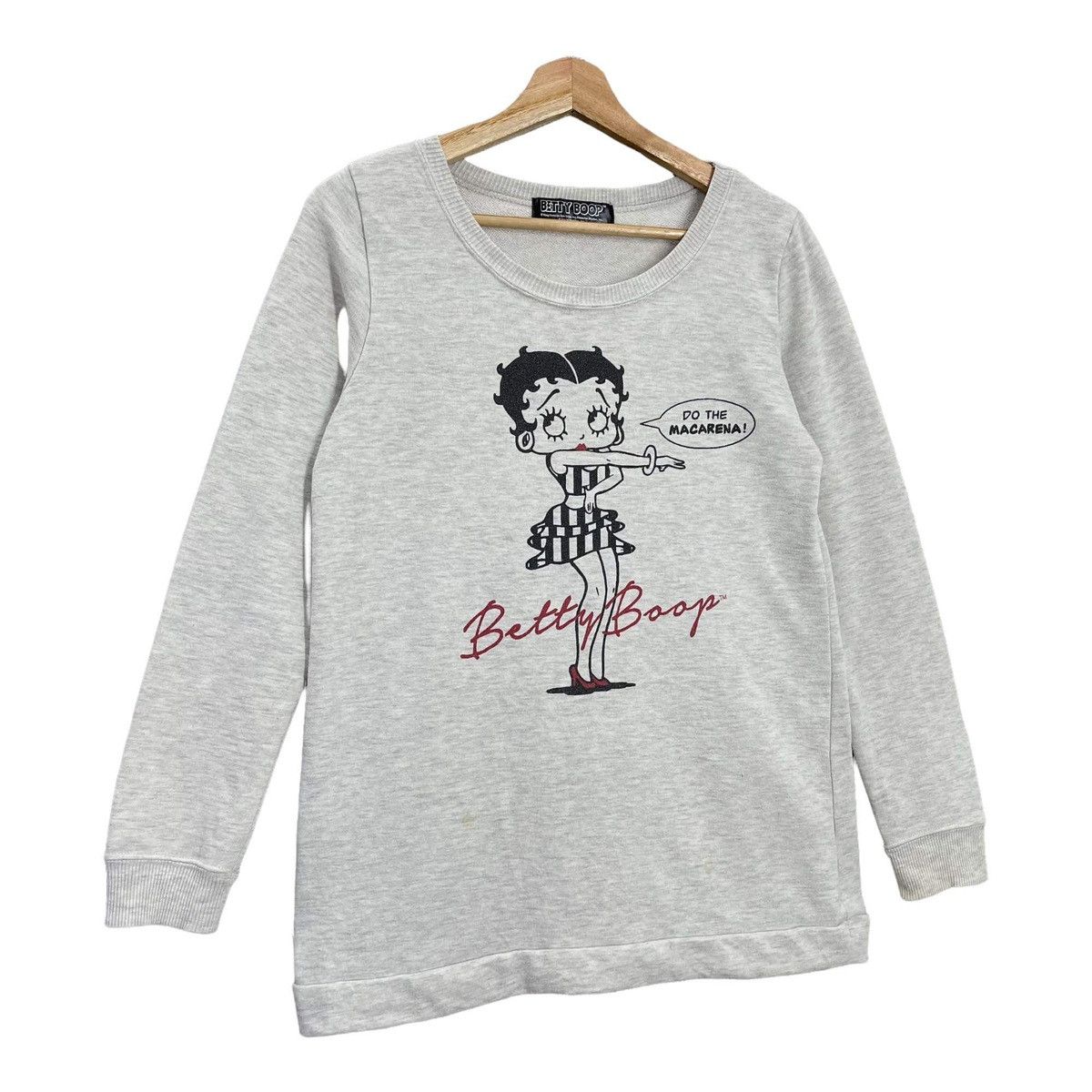 Cartoon Network Betty Boop Pullover Big Logo Printed Sweatshirt Size S Size US S / EU 44-46 / 1 - 2 Thumbnail
