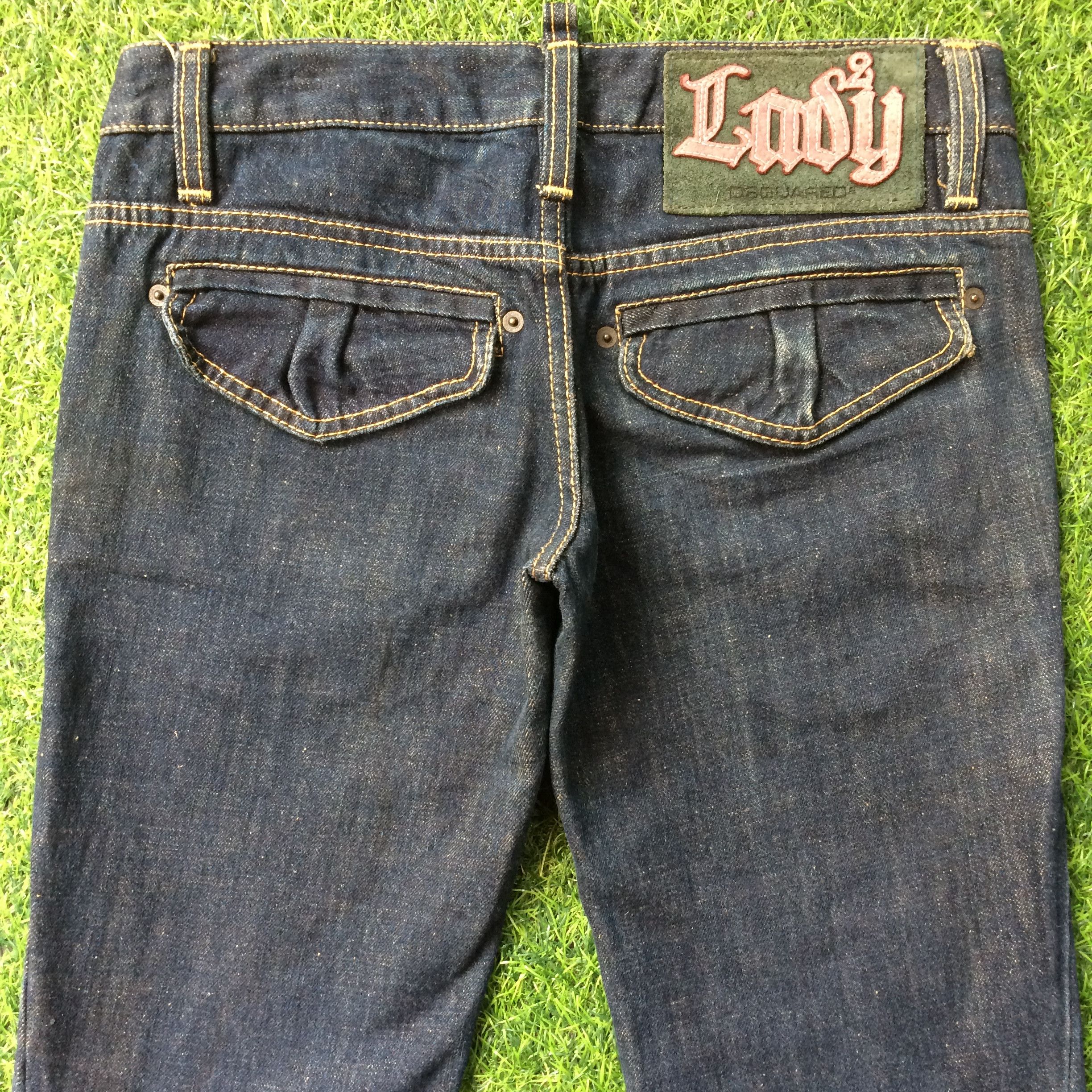 Dsquared2 Dsquared2 Lady Bootcut Low Waist Denim Jean #D-221 Size 31" - 1 Thumbnail